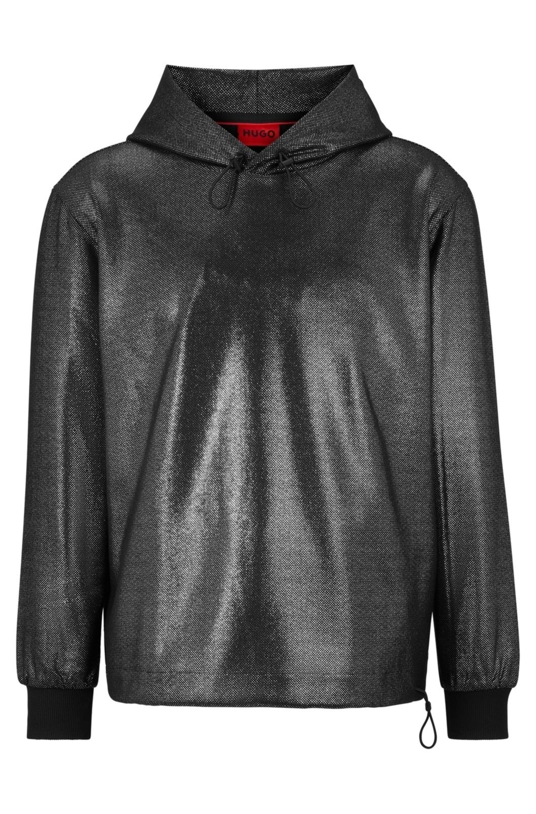 Moletom Com Estampa De Foil Em Tecido Stretch Preto – EGG