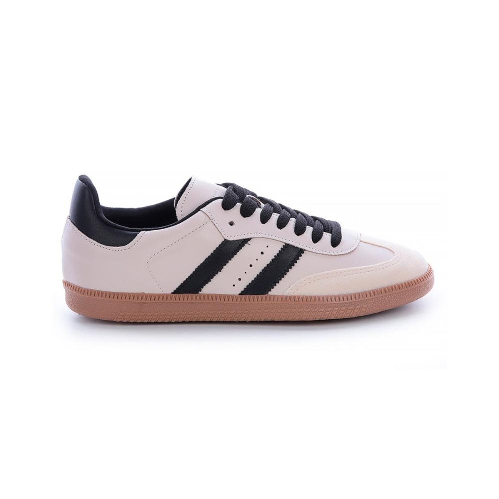 Tênis Flatform Manu Off White com Preto Off-white