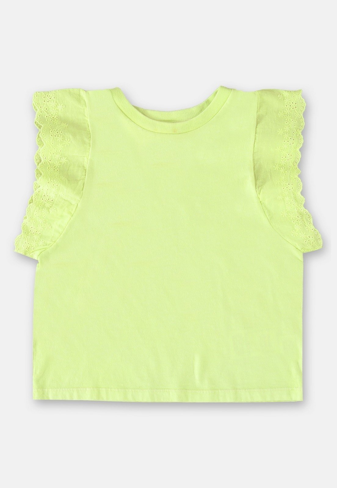 Infantil – Blusa Básica em Meia Malha Up Baby Amarelo
