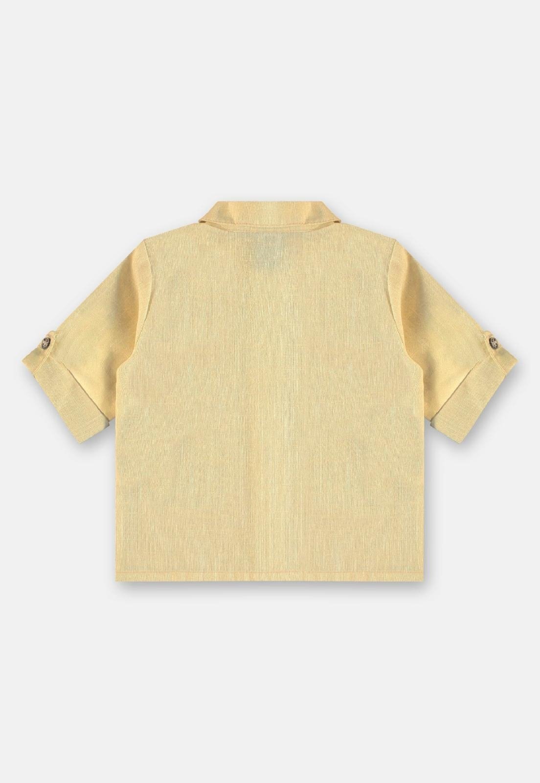 Vista 3 Infantil - Camisa Social para Menino Up Baby amarelo Up Baby amarelo