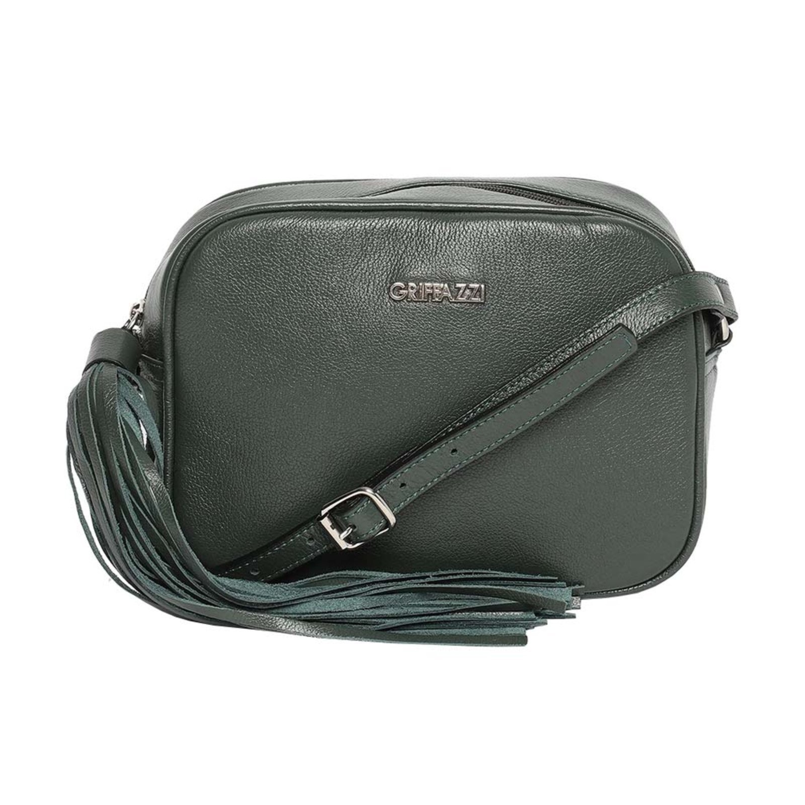 Bolsa de Couro Griffazzi Verde Escuro