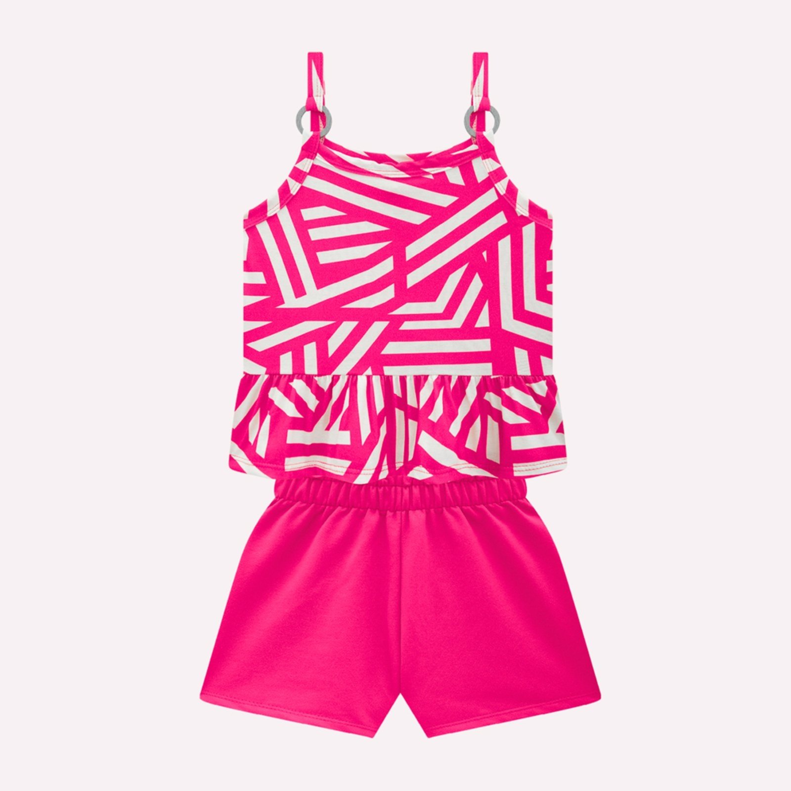 Infantil – Conjunto Menina Formas Geométricas Kyly