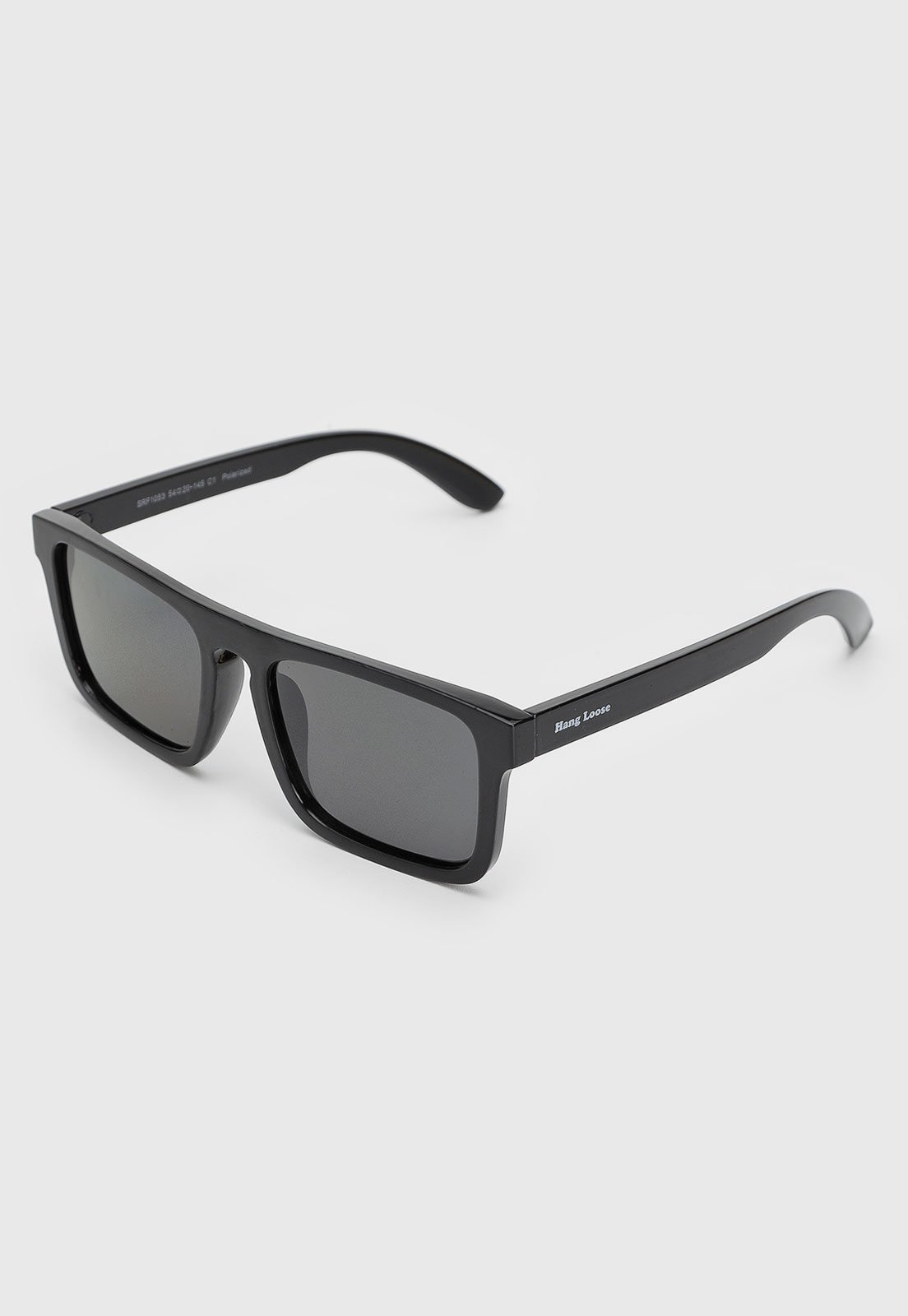 Óculos Feminino Hang Loose Polarized Retangular Preto