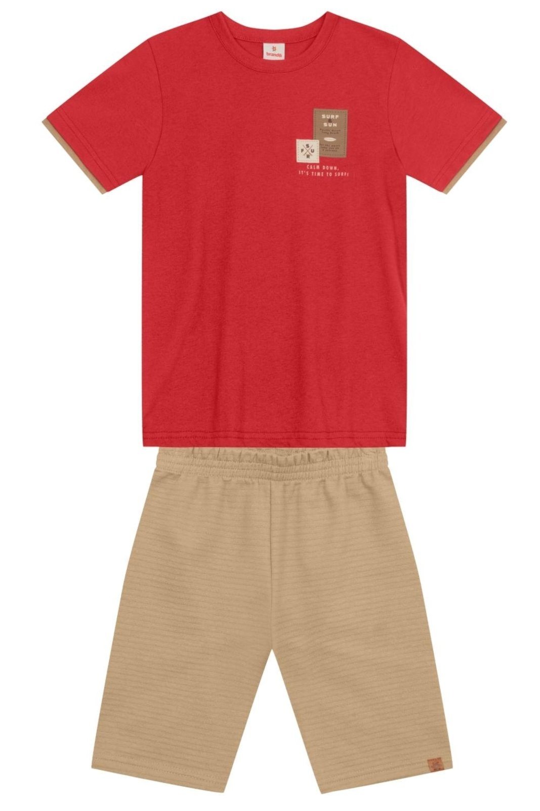 Infantil - Conjunto menino texturizado Brandili