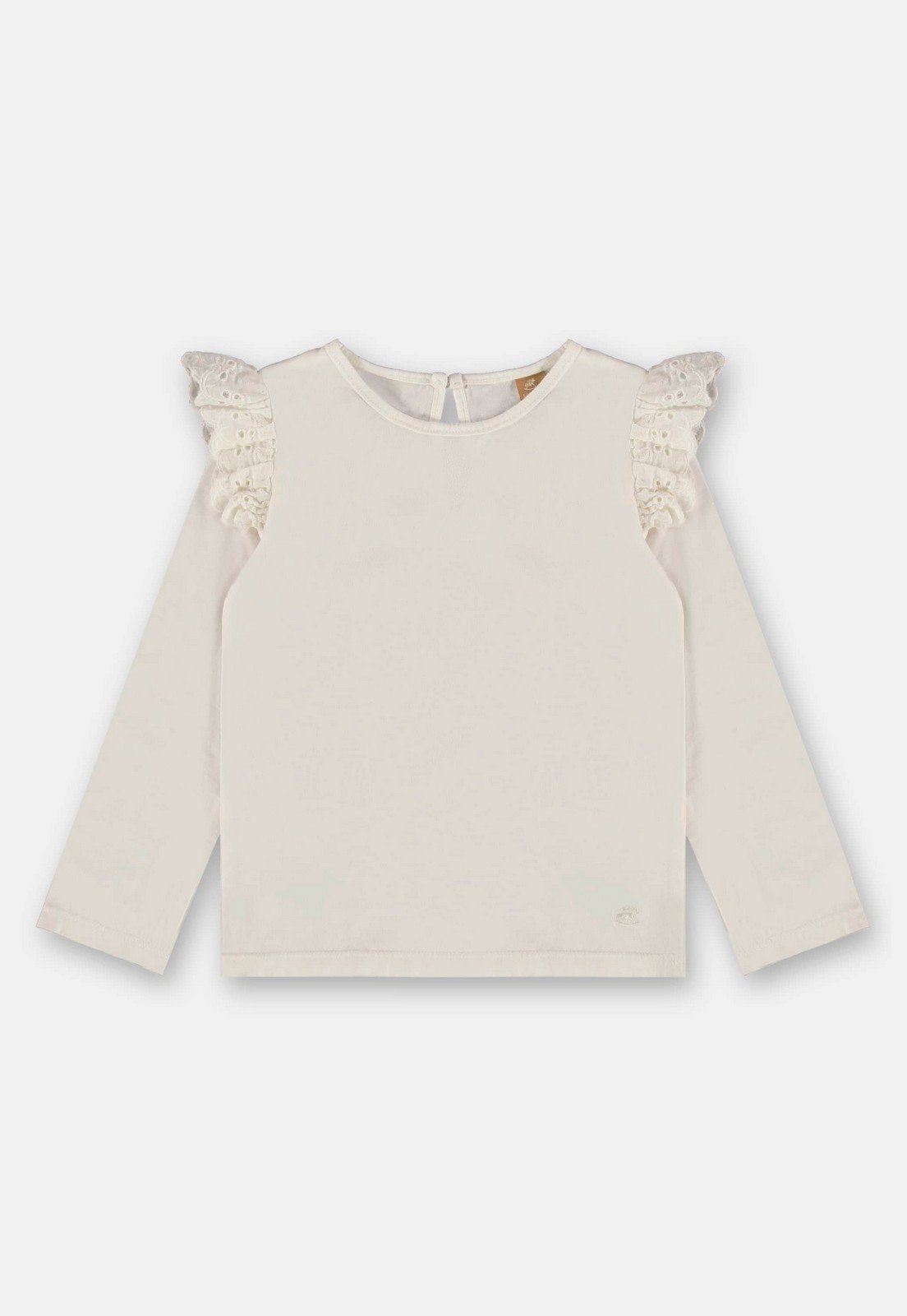 Vista 2 Infantil - Blusa Básica Feminino Up Baby Off-White off-white white Up Baby off-white white
