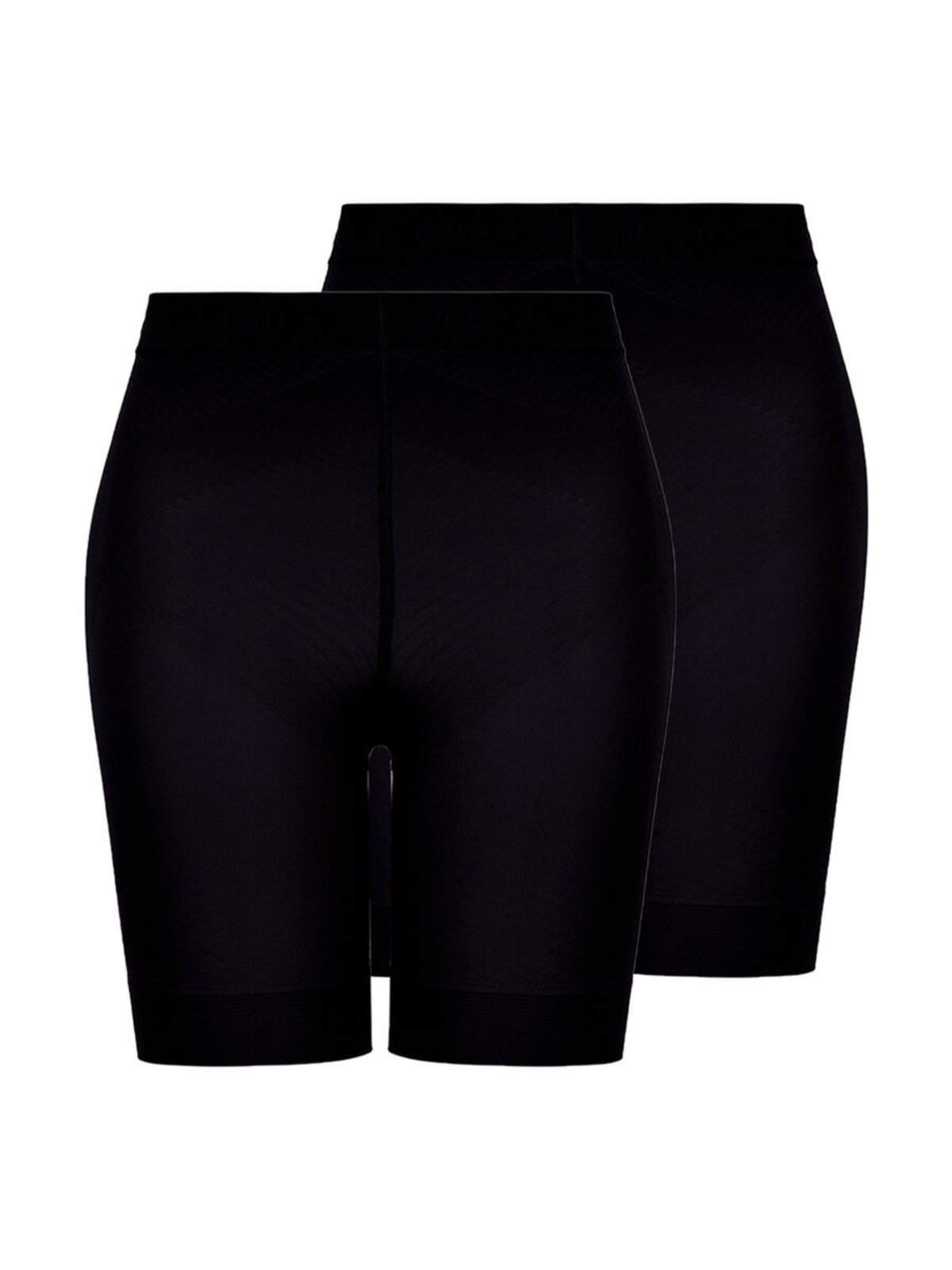 Vista 2 Kit com 2 Shorts Feminino Modelador Up Line Loba Lupo preto Lupo preto