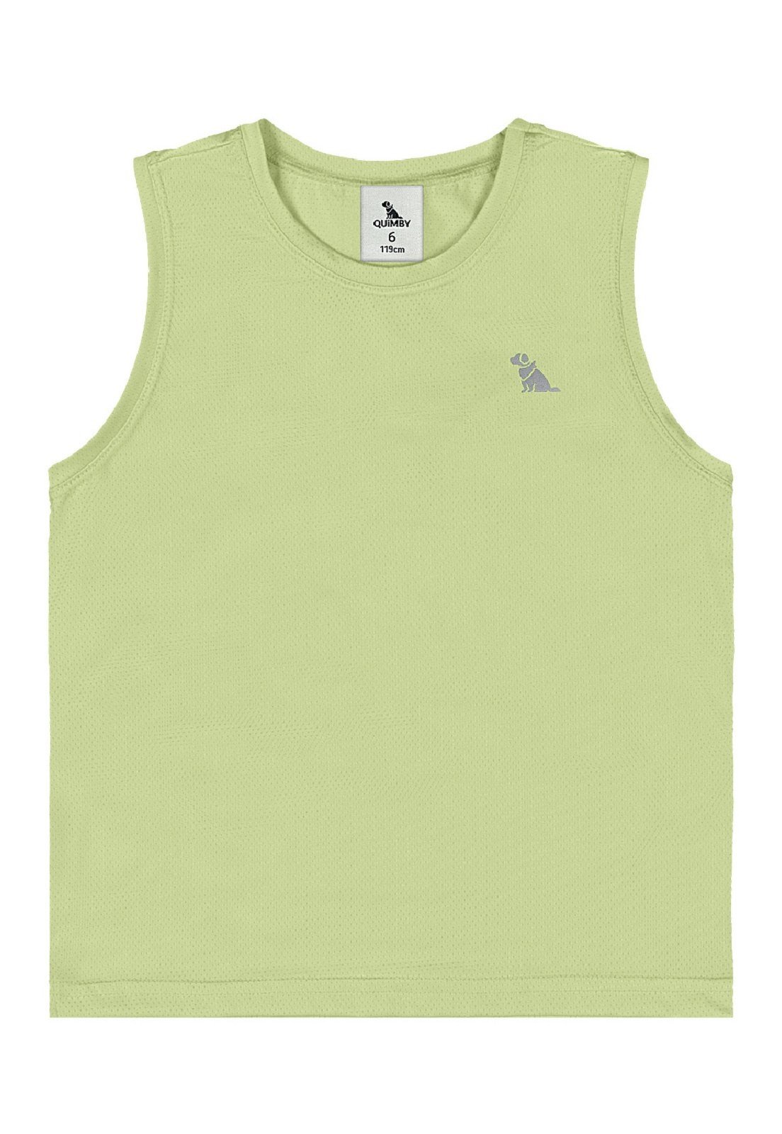 Infantil - Regata Dry Fit Aplique Refletivo Quimby Verde