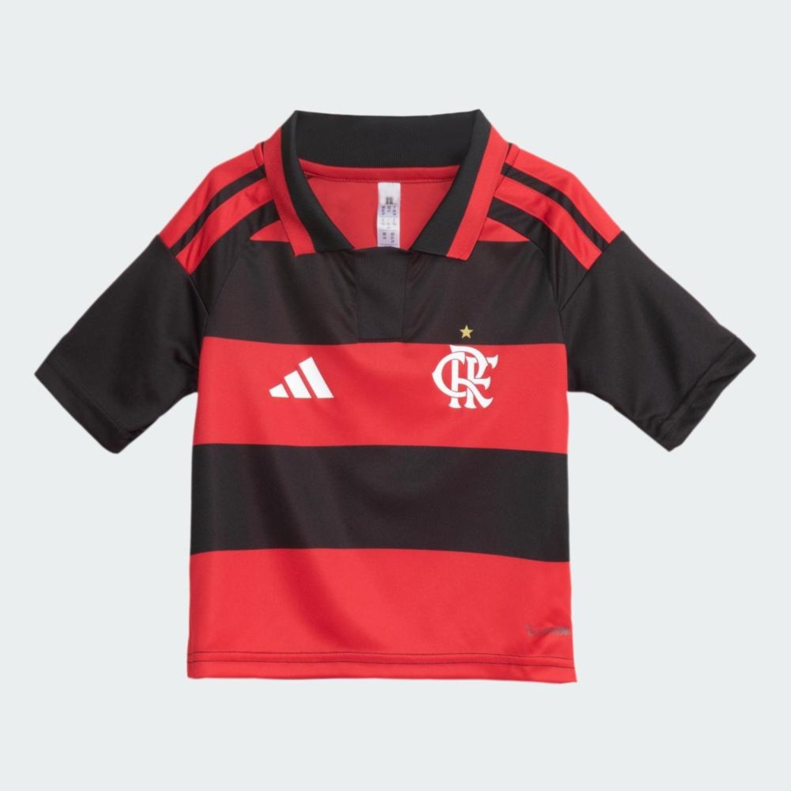 Conjunto I CR Flamengo 26 adidas Performance Vermelho