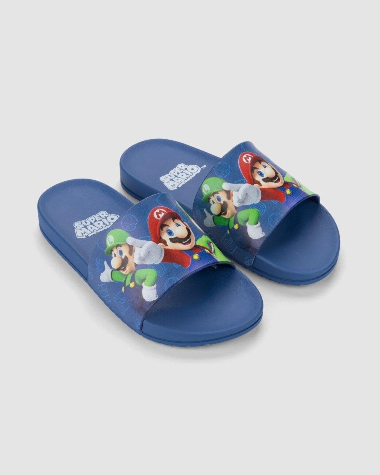 Infantil - Chinelo Slide Grendene Super Mario Azul