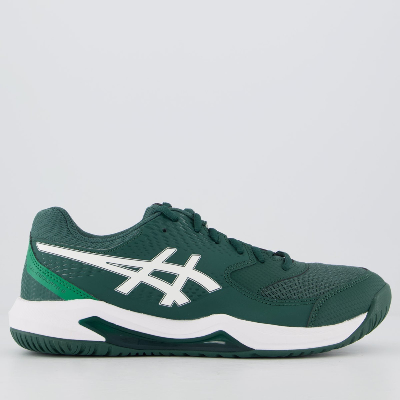 Tênis Asics Gel Dedicate 8 Verde e Branco
