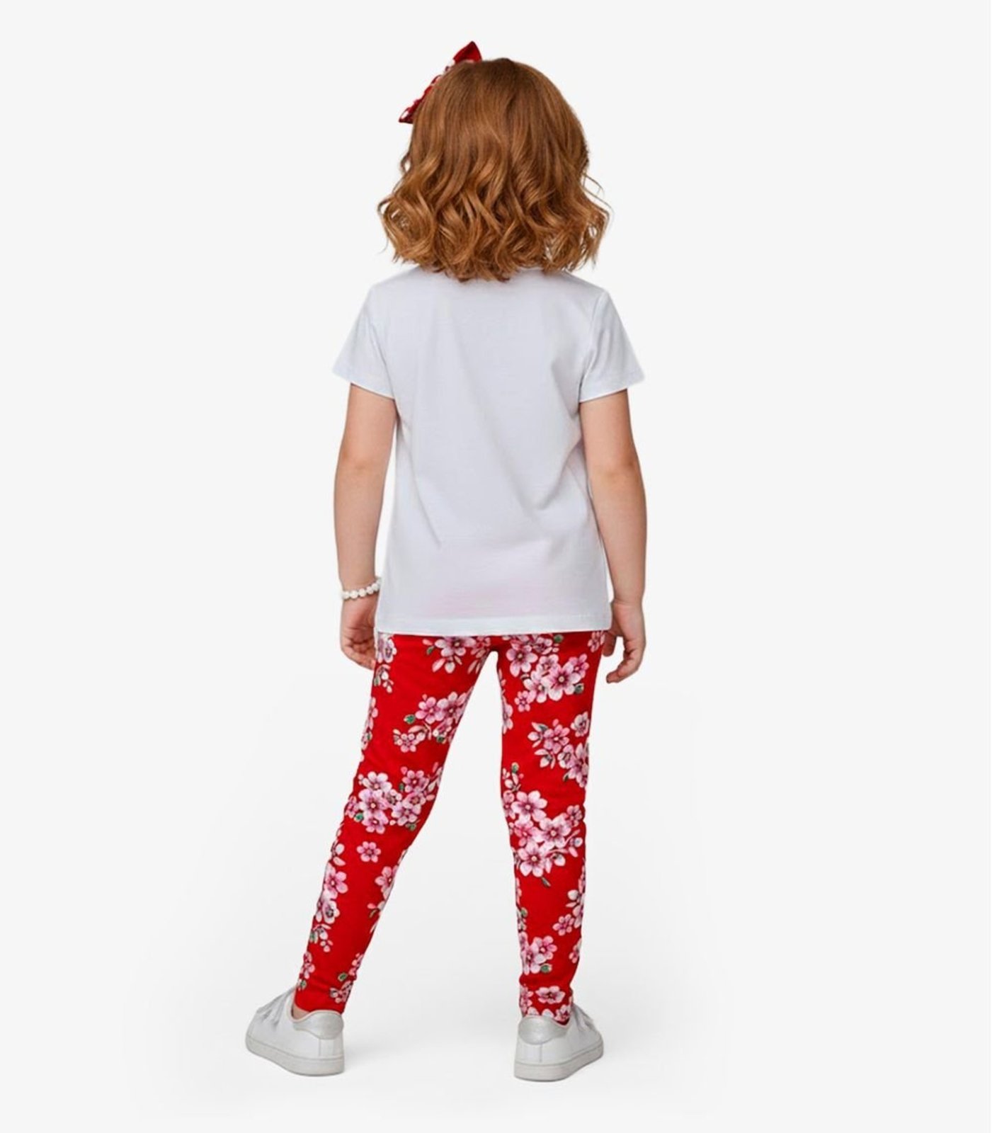 Vista 3 Infantil - Legging Em Cotton Select rosa Select rosa