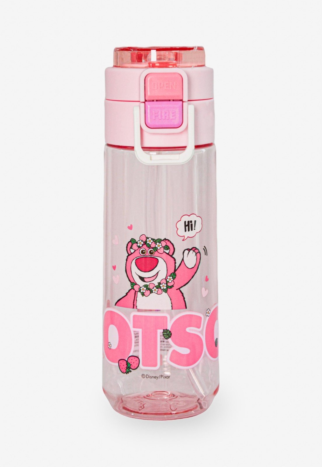 Infantil - Garrafa de Água Squeeze Lotso Toy Story 560ml Escolar Passeio Resistente Disney