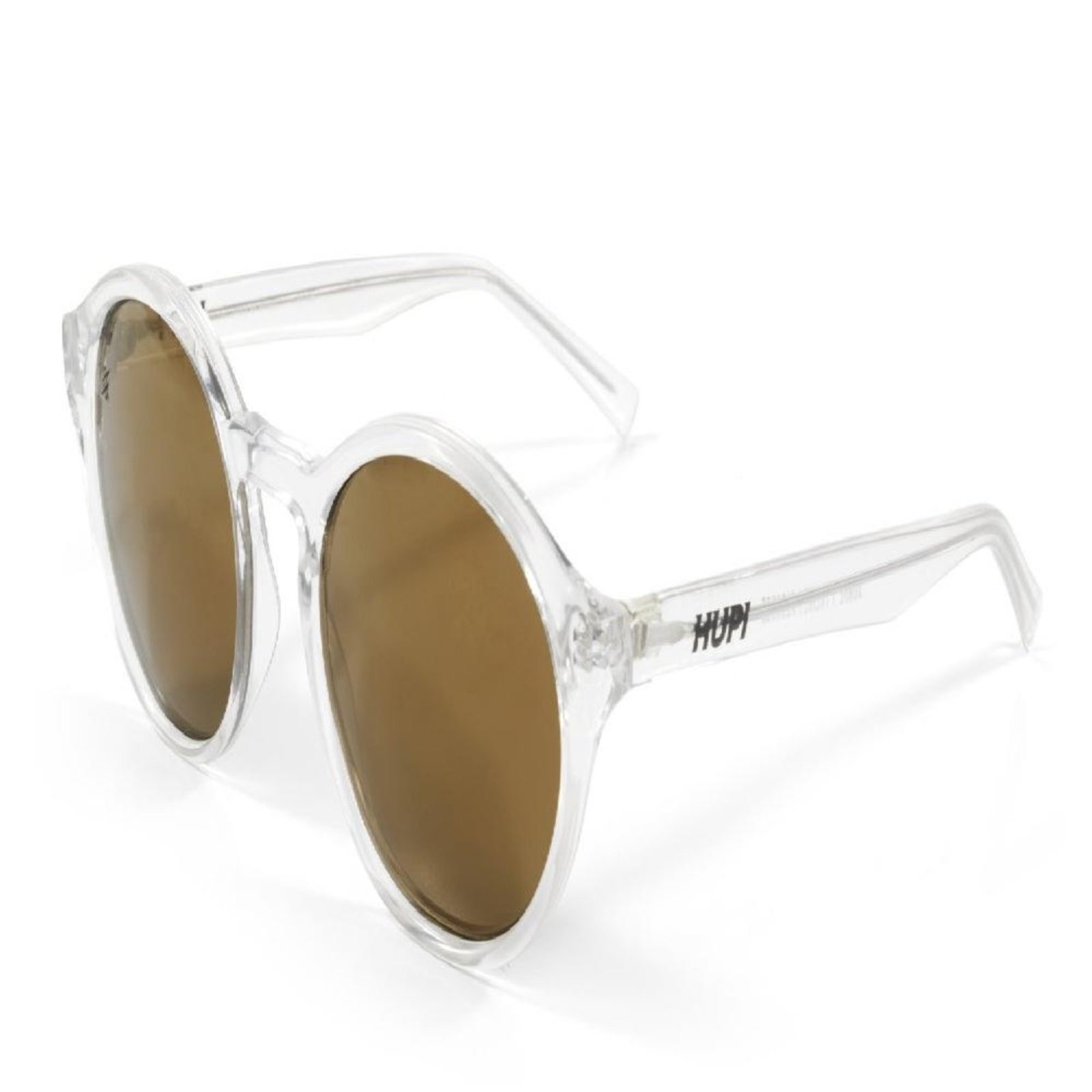 Óculos de Sol HUPI KONA Cristal Brilho – Lente Dourada Incolor