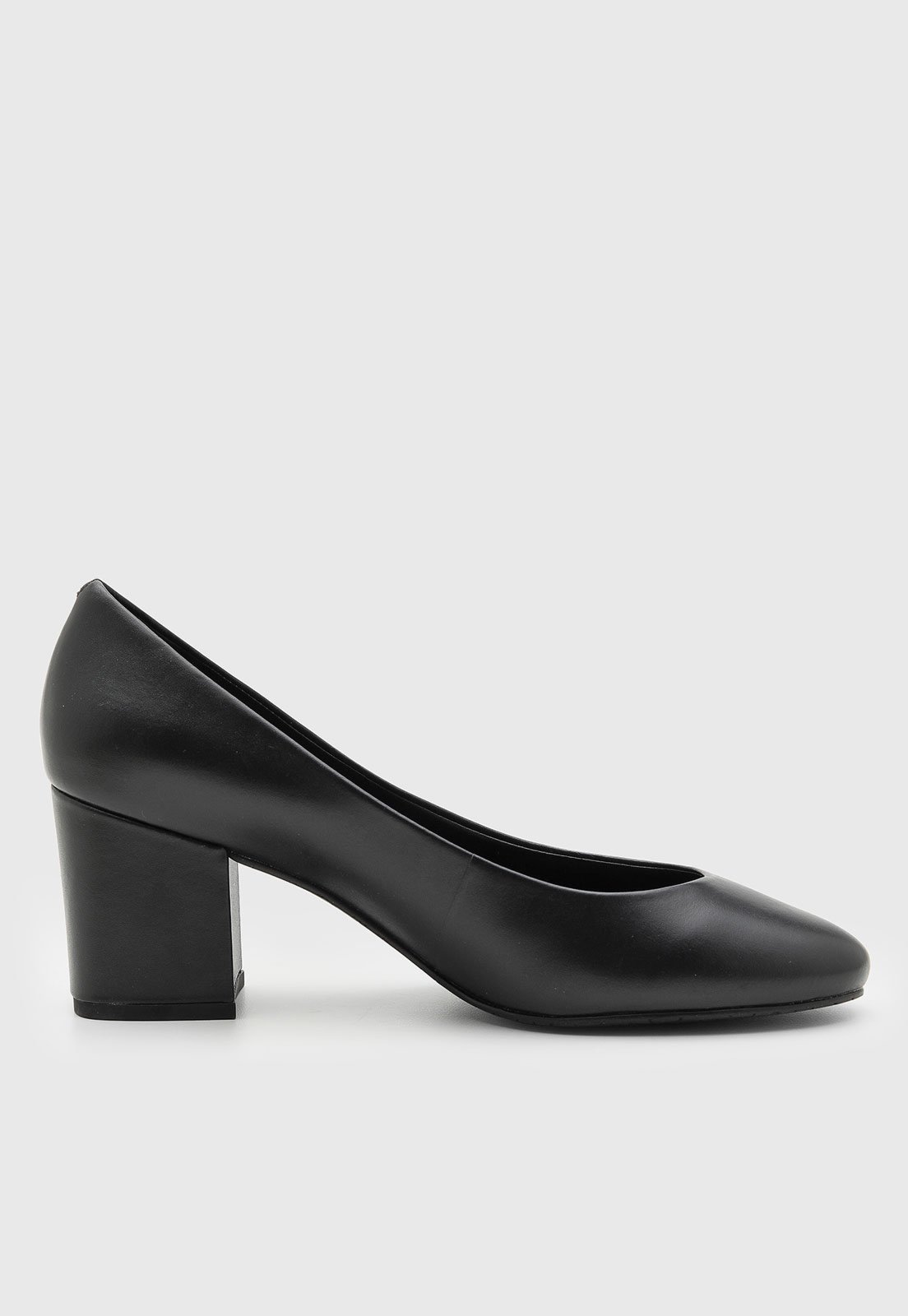 Vista 3 Scarpin Baixo Feminino Capodarte Salto Bloco preto Capodarte preto