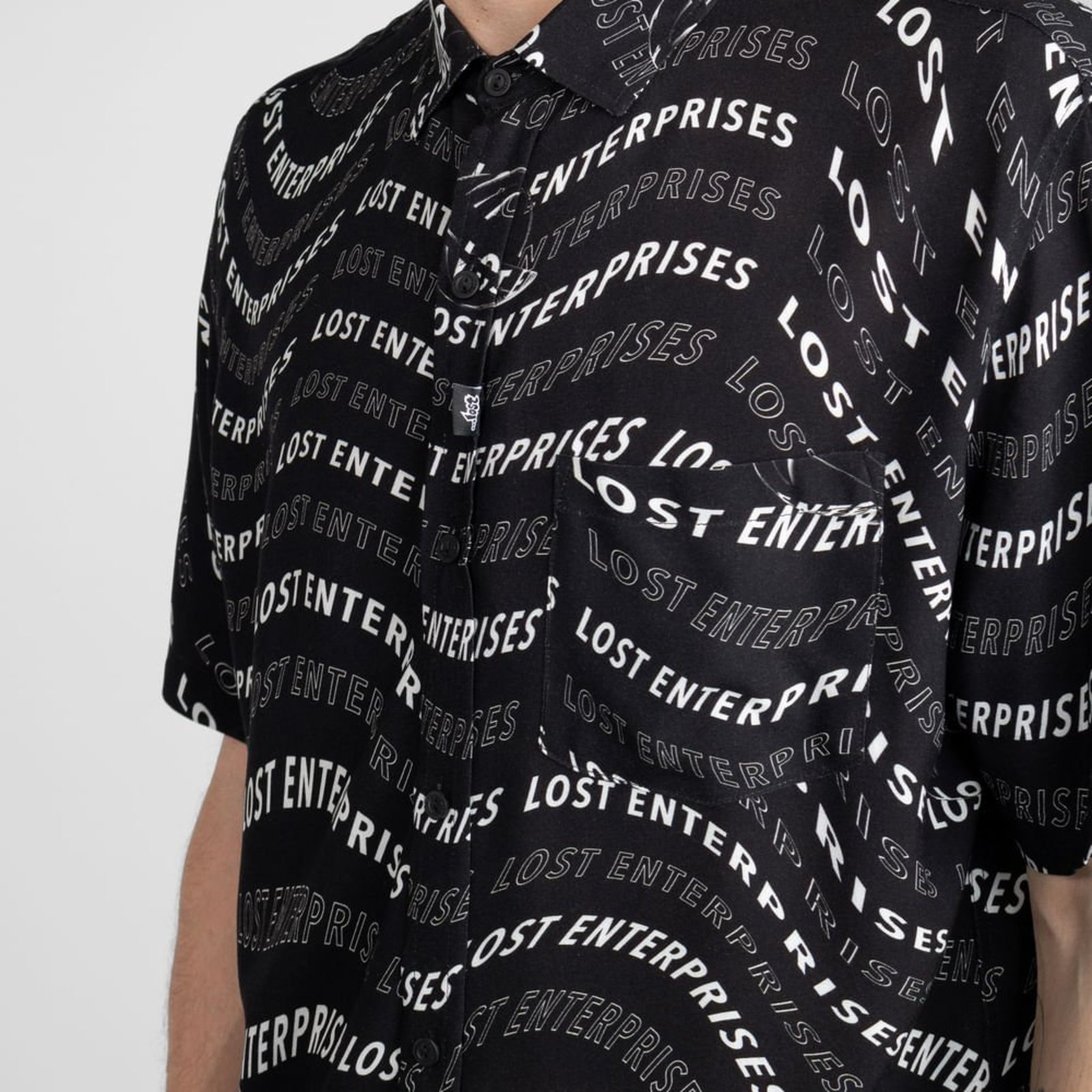 Vista 3 Camisa Lost Mc preto Lost preto