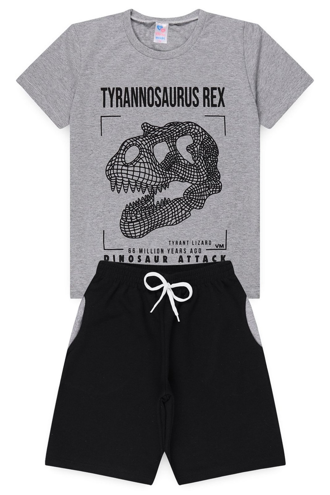 Infantil - Conjunto Verão Masculino Tyrannosaurus Rex