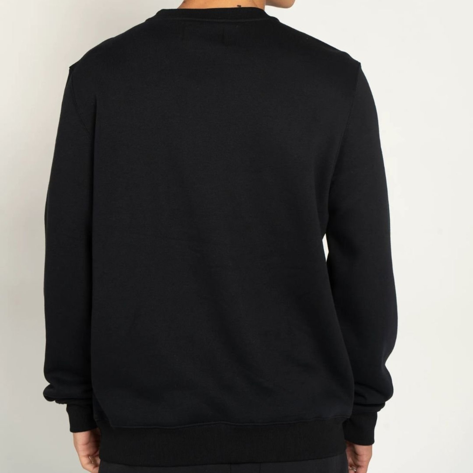 Moletom Quiksilver Careca Embroidery - PRETO