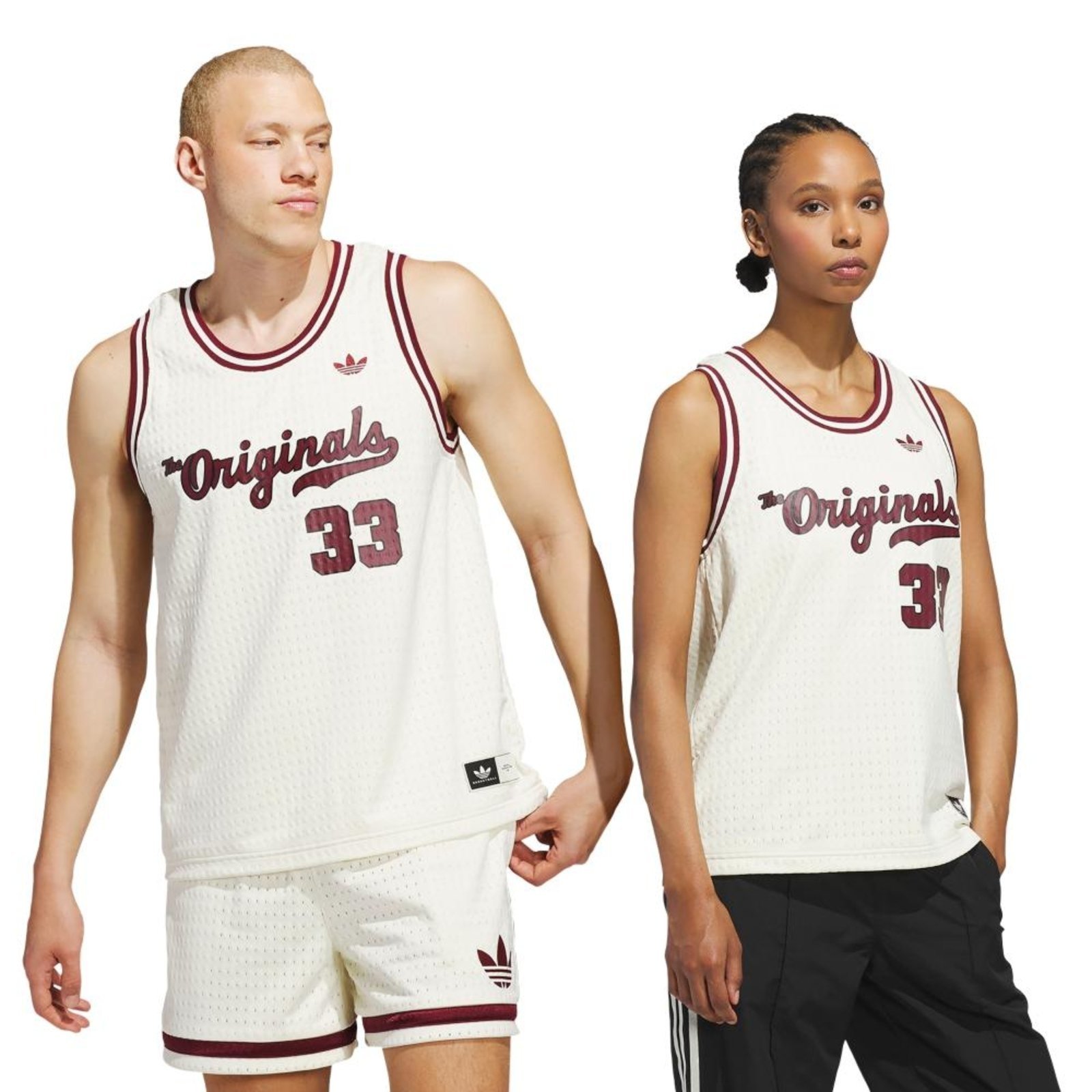 Vista 2 Camisa Basquete (Unissex) adidas Originals bege Adidas bege