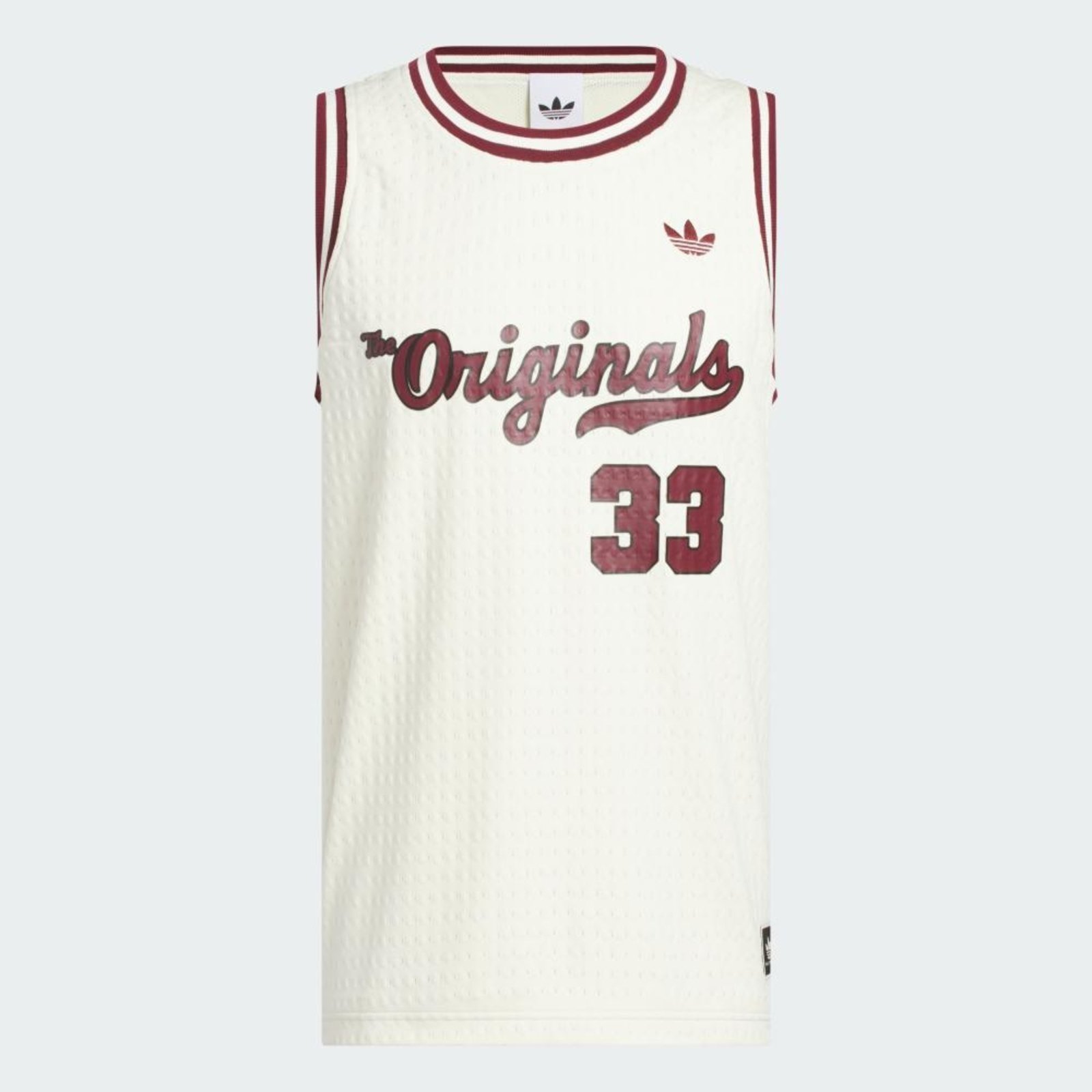 Vista 3 Camisa Basquete (Unissex) adidas Originals bege Adidas bege