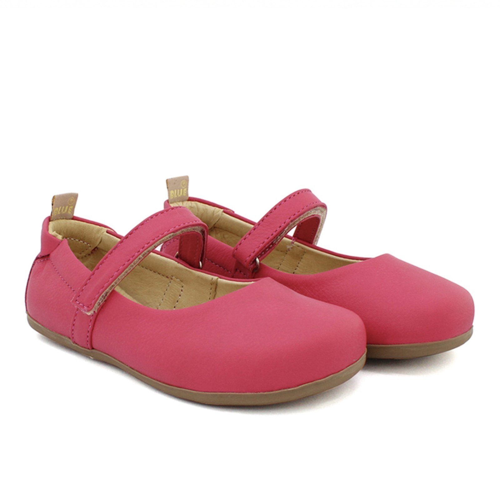 Vista 2 Infantil - Sapatilha Menina Blue Clara Couro Pink Blue Infantis pink blue