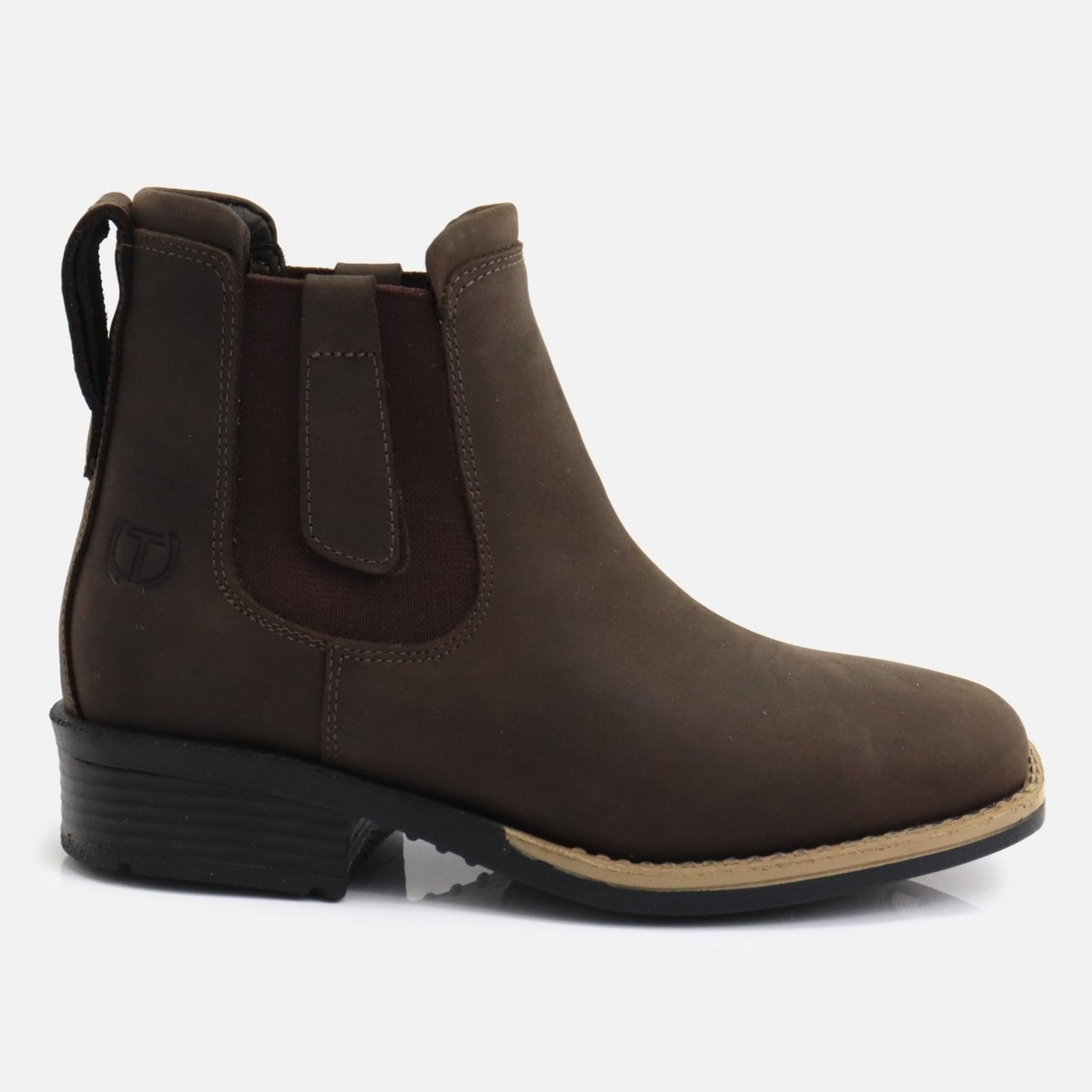 Botina Tito Borges Couro Letigimo Café Bota Country Conforto e Durabilidade Café