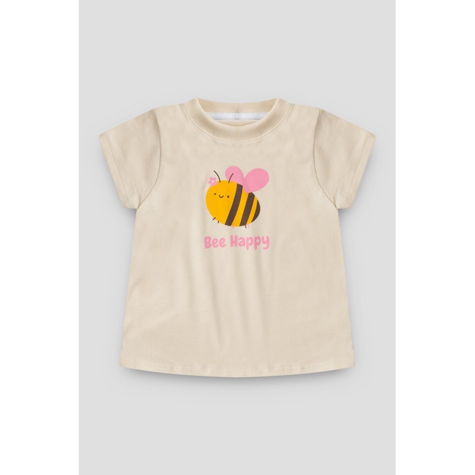 Infantil - Camiseta do Papai Off White Abelha
