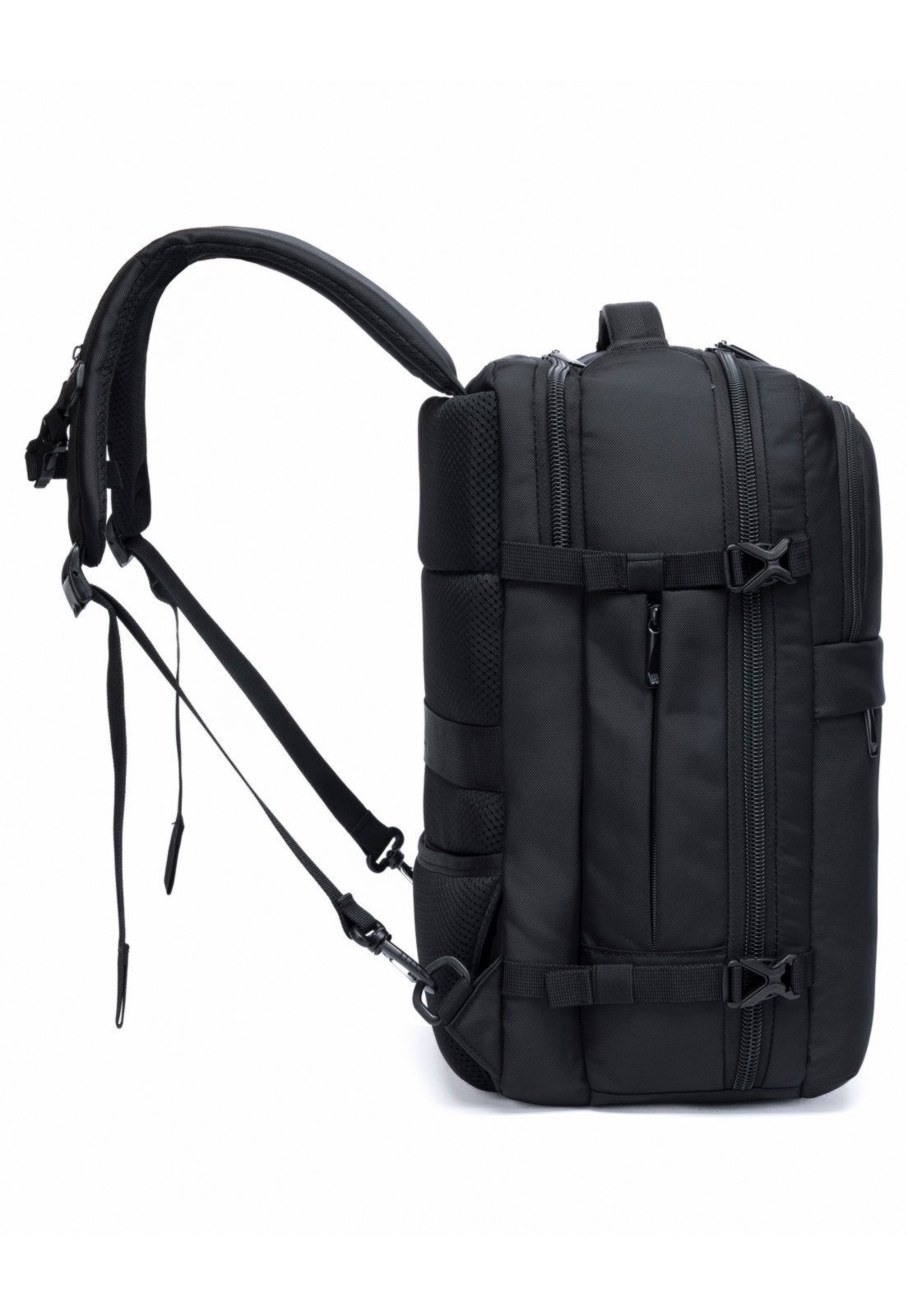 Vista 3 Mochila Masculina Hang Loose Faculdade Casual Reforçada Espaçosa preto Hang Loose preto
