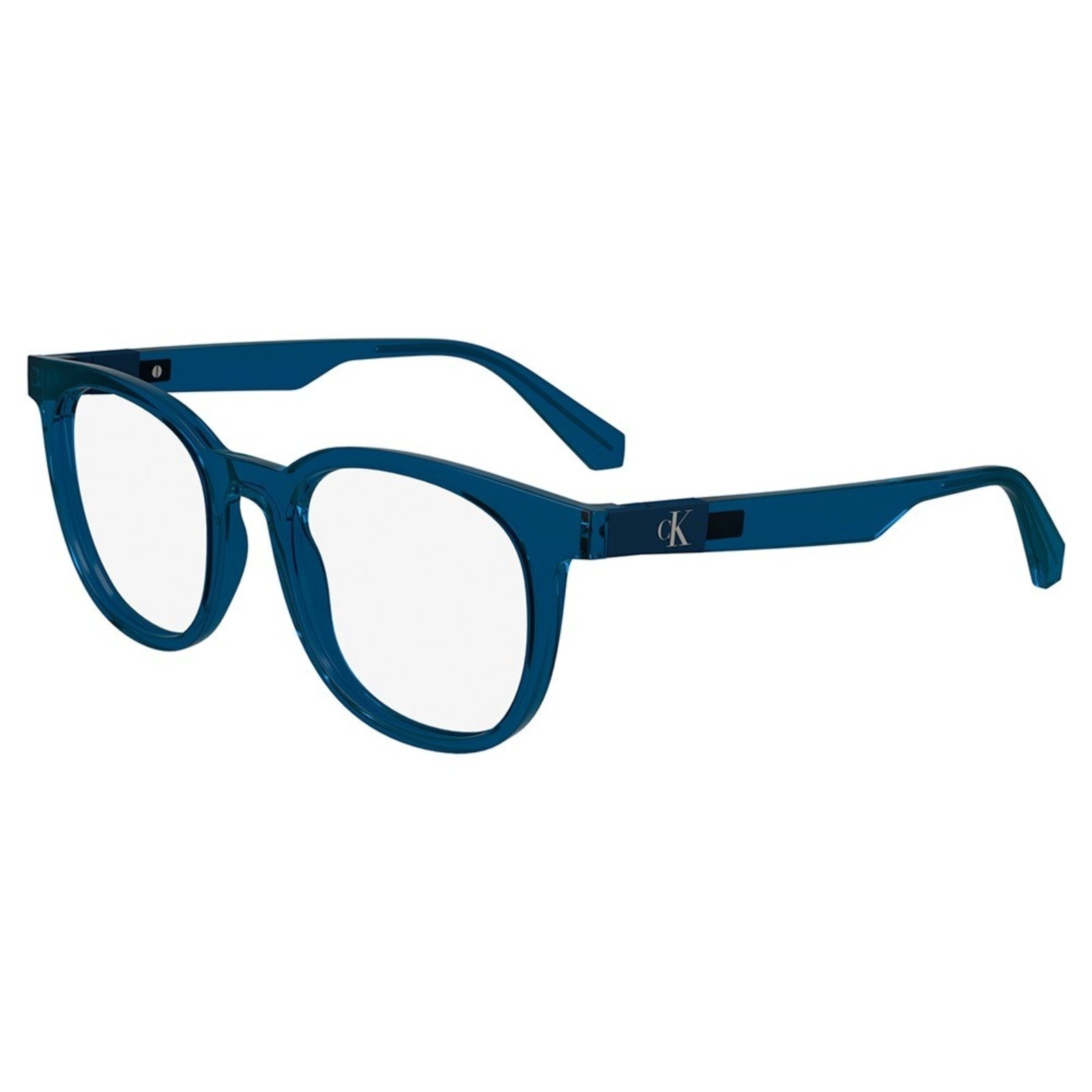 Vista 2 Armação de Óculos Calvin Klein Jeans CKJ24613 400 Crystal azul Calvin Klein Jeans azul