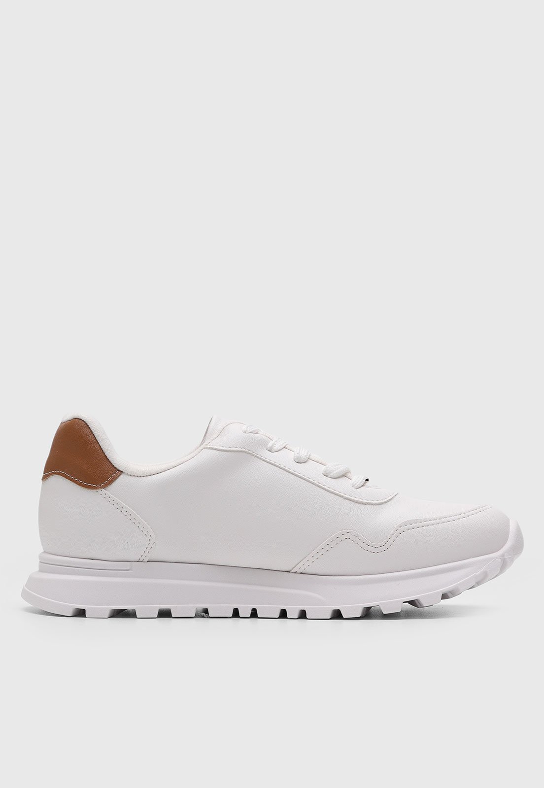 Vista 3 Tênis Feminino Vizzano Detalhe branco VIZZANO branco