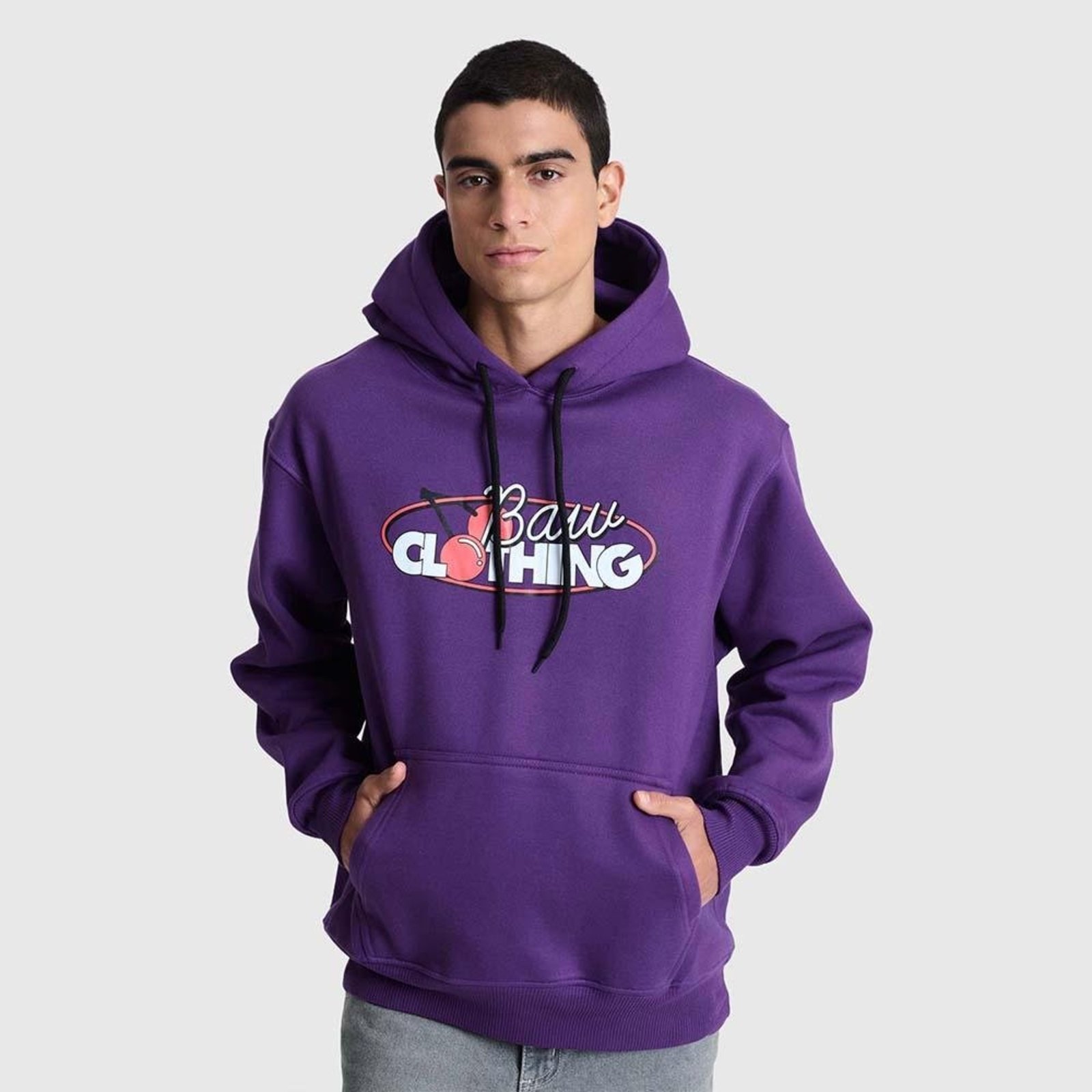 MOLETOM HOODIE BAW CHERRY Roxo