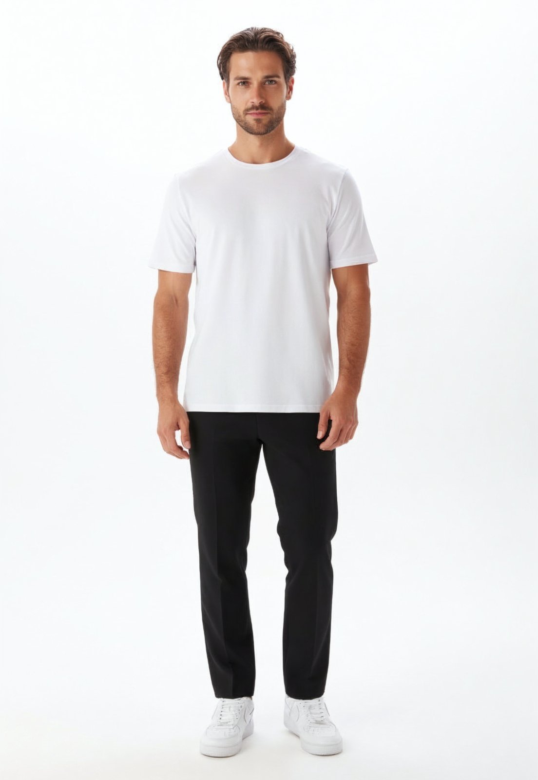 Camiseta Piquet Slim Traymon - Branco