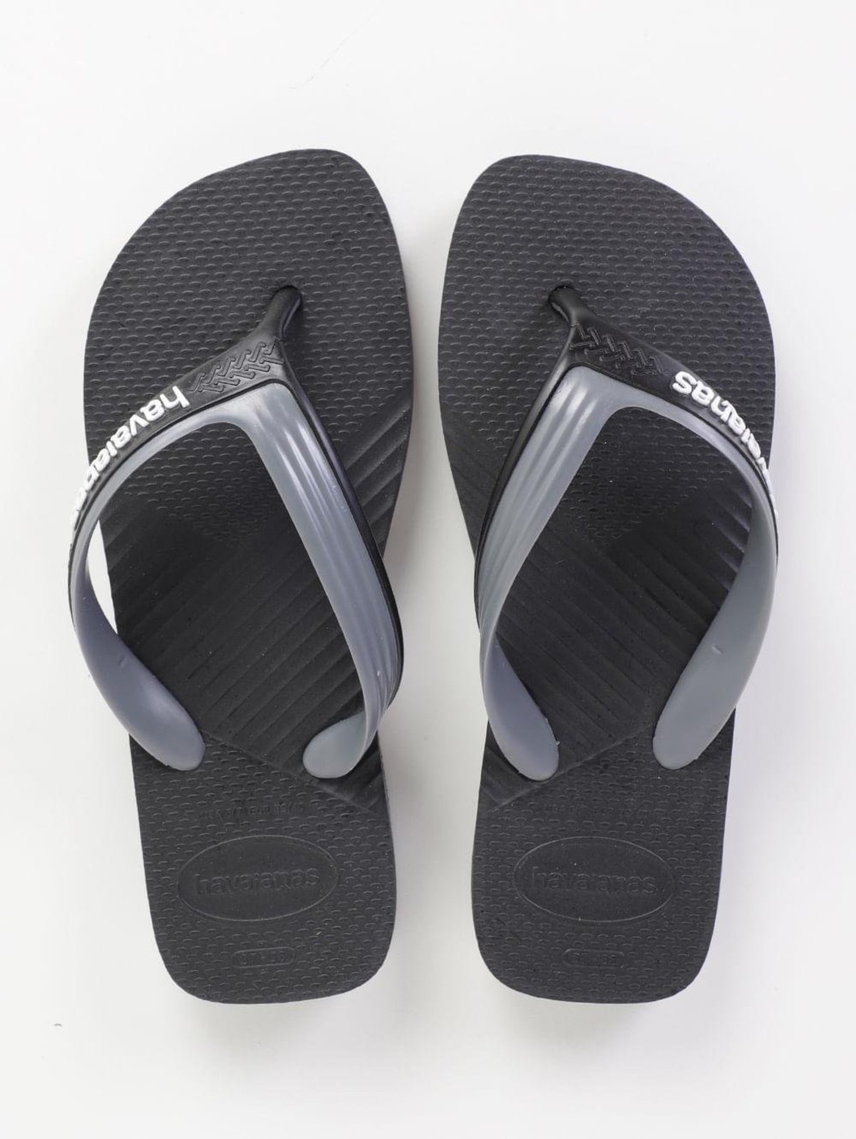 Chinelo Havaianas Masculino PRETO/CINZA