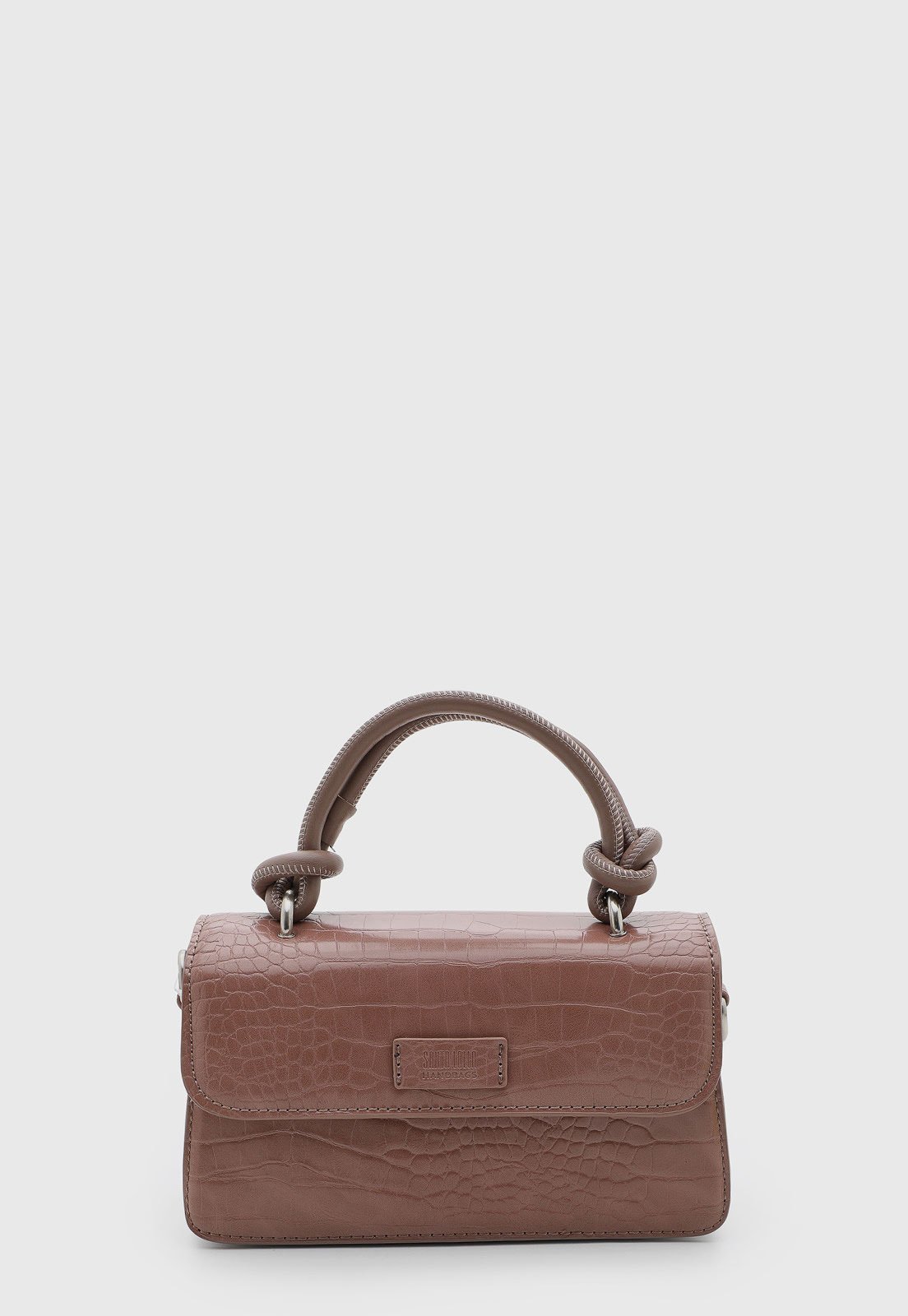Bolsa Feminina Santa Lolla Textura Croco — foto 5