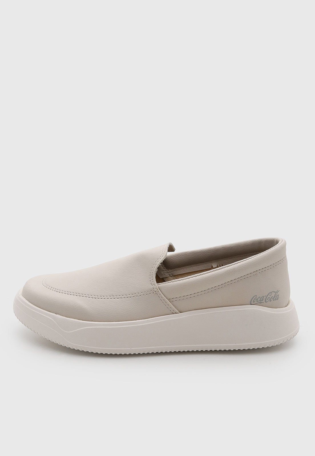 Tênis Masculino Coca Cola Slip On Bege