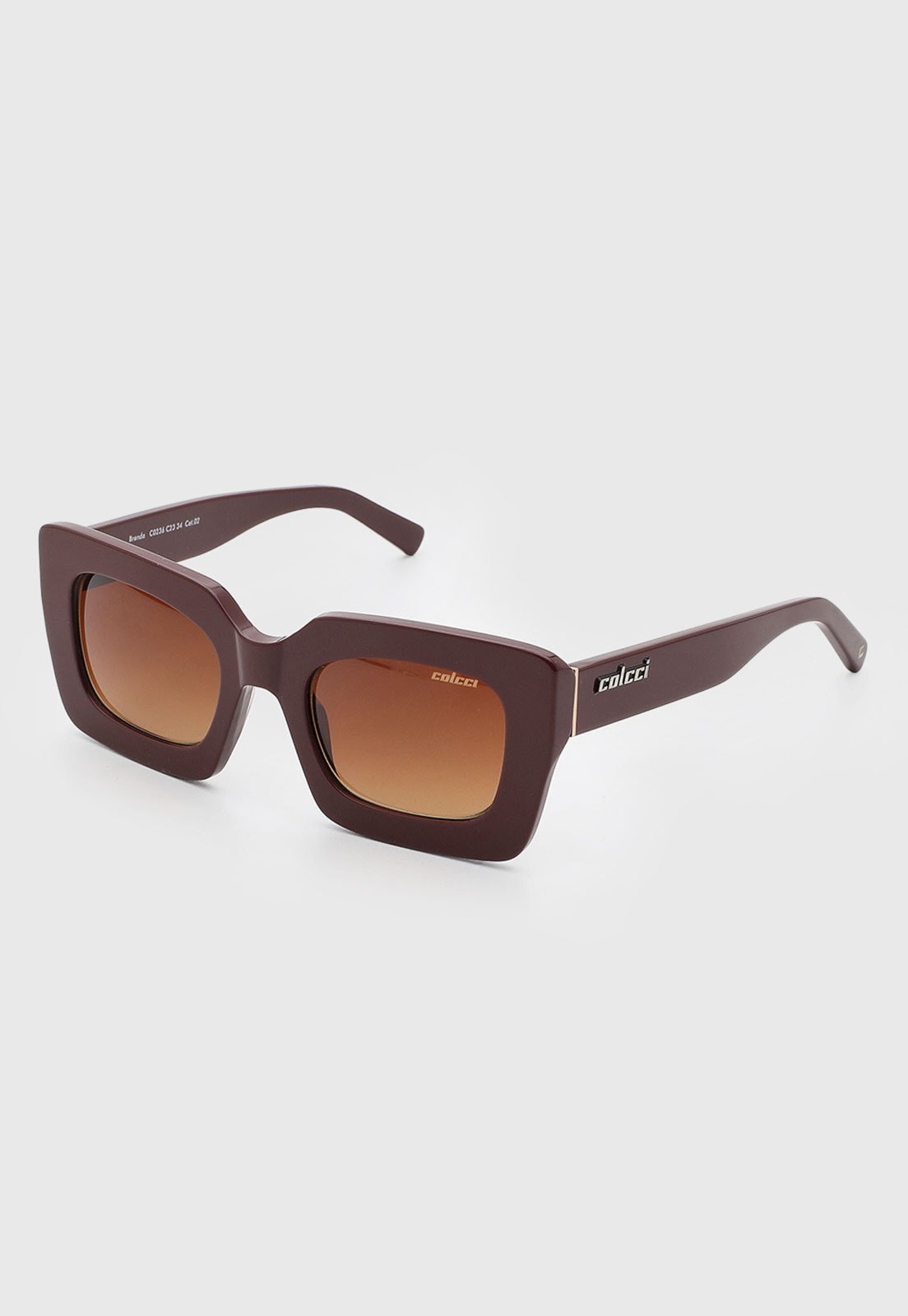 Óculos de Sol Colcci Acetato Bordô
