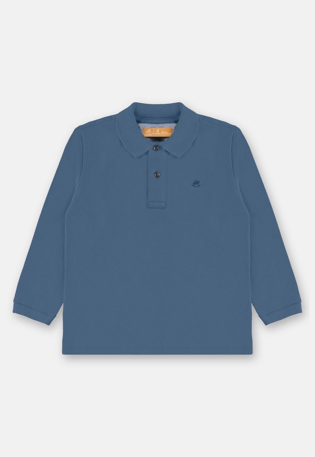 Infantil – Camisa Polo Masculina em Piquet Up Baby Azul