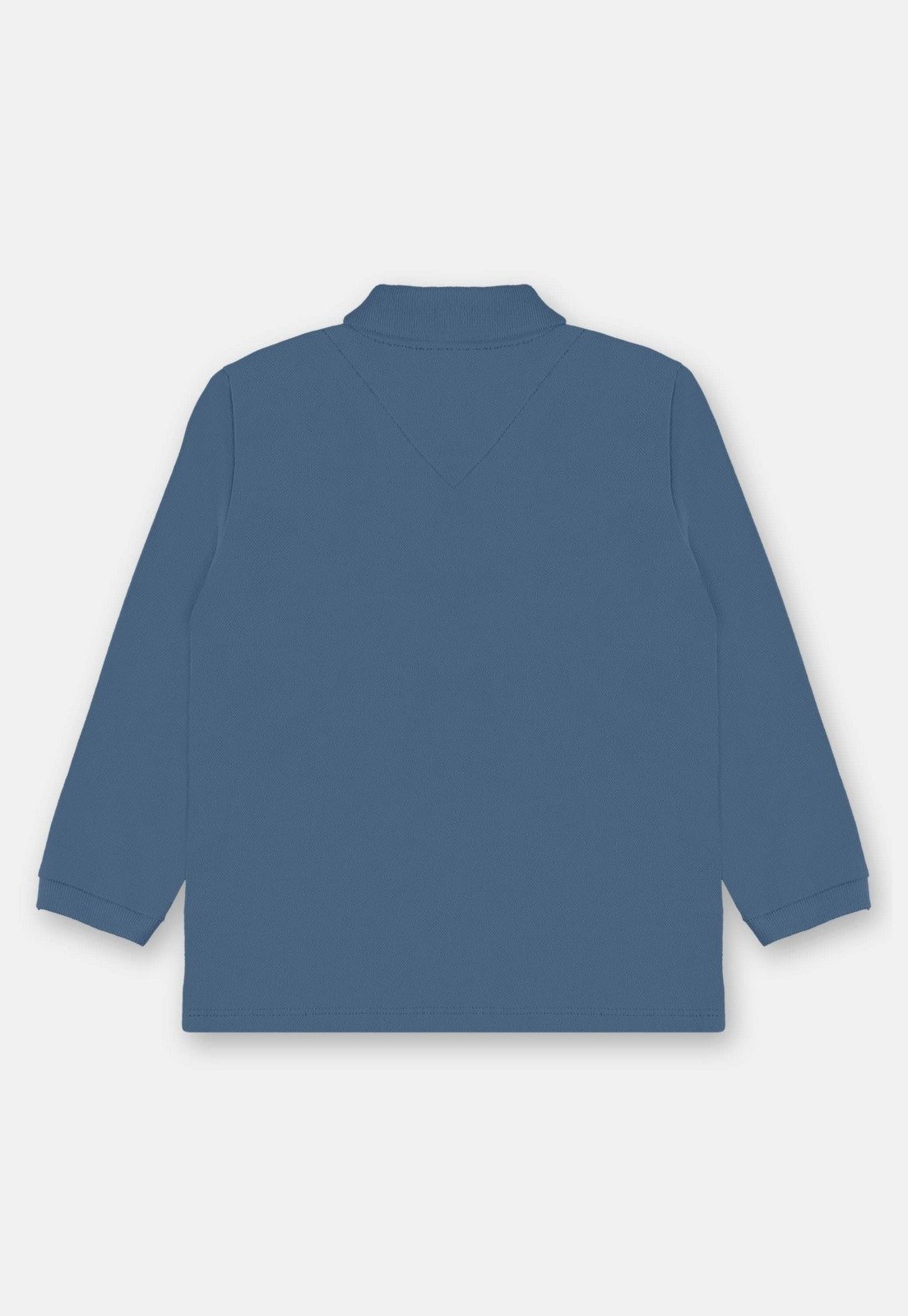 Vista 3 Infantil - Camisa Polo Masculina em Piquet Up Baby azul Up Baby azul