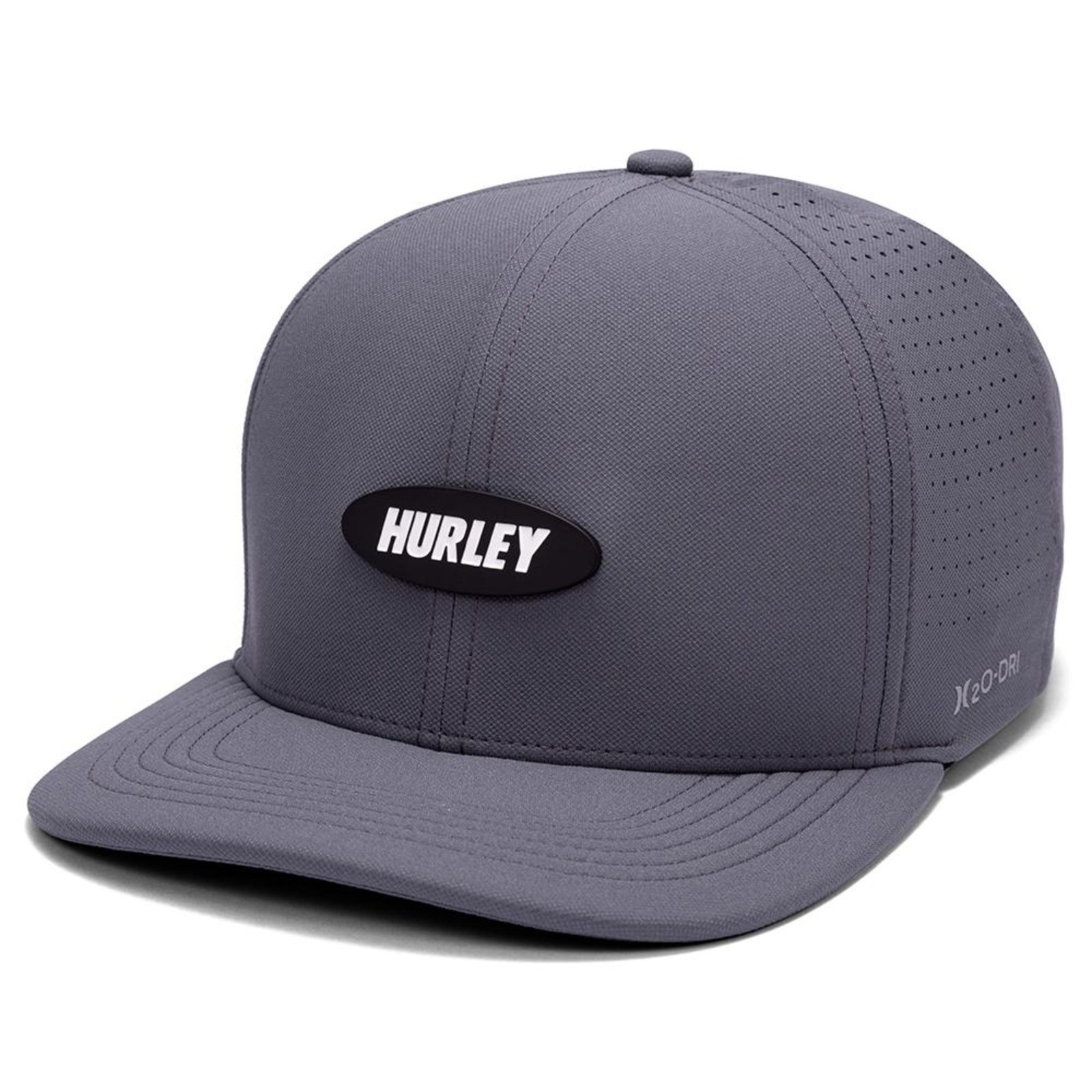 Boné Hurley Aba Curva Fastplate SM26 Cinza