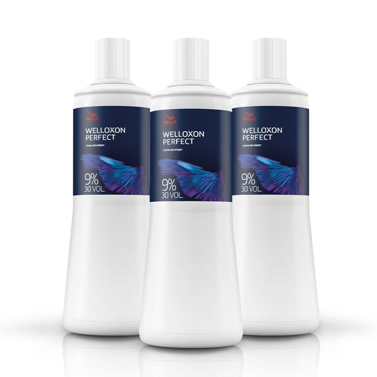 Kit Wella Professionals Welloxon Perfect 9% 30 Volumes - Oxidante 1L (3 unidades)