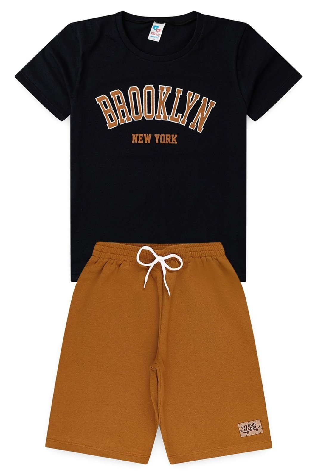 Infantil - Conjunto Juvenil Verão Masculino Brooklyn New York
