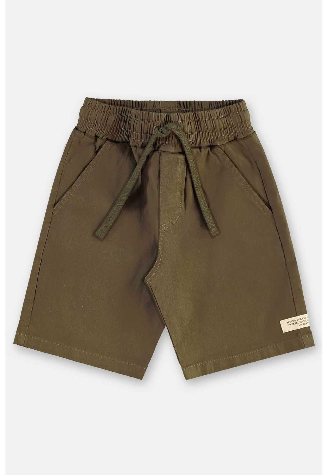 Infantil - Bermuda em Sarja Up Baby Verde