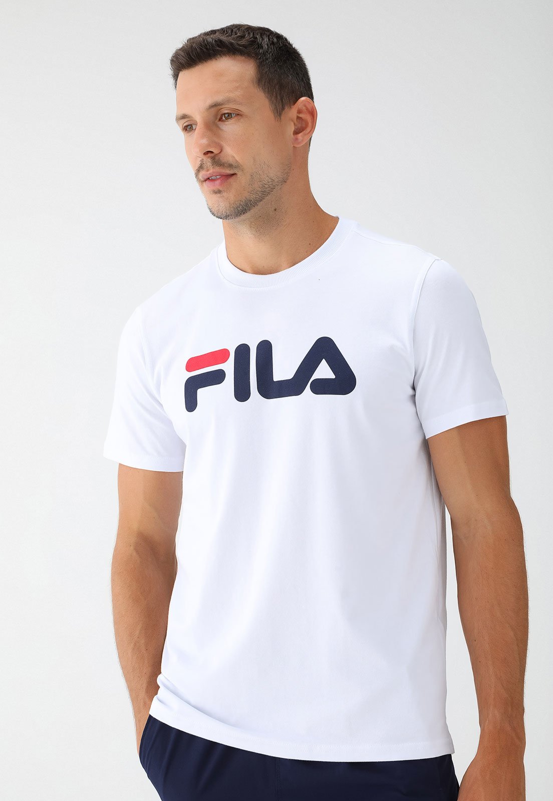 Camiseta Fila Letter Premium Iii Branca