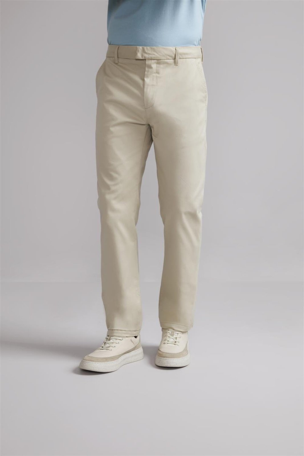 HIGHSTIL Calça Comfort Sarja – Bege Areia
