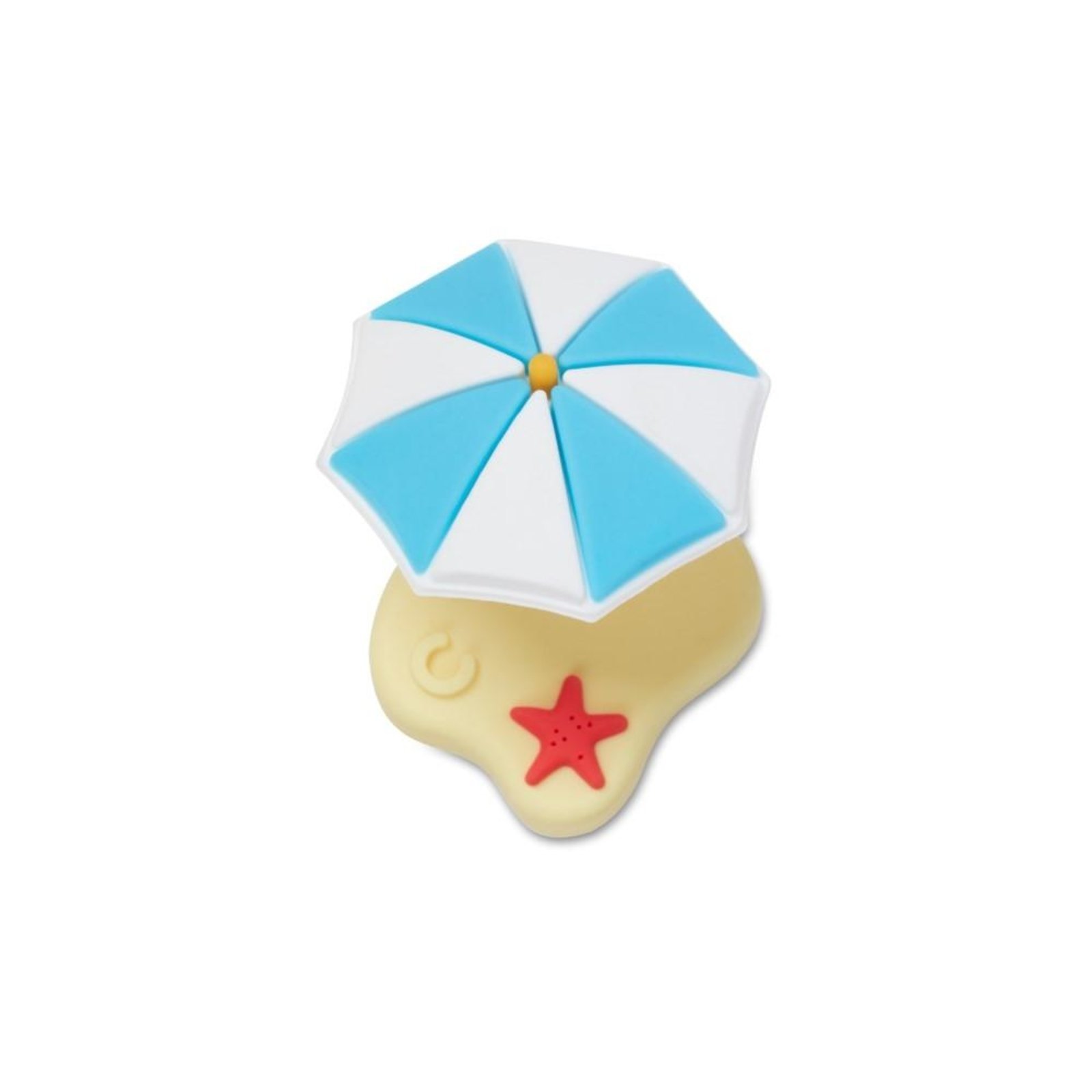 Vista 2 Infantil - Jibbitz™ Guarda-Chuva 3D Crocs branco