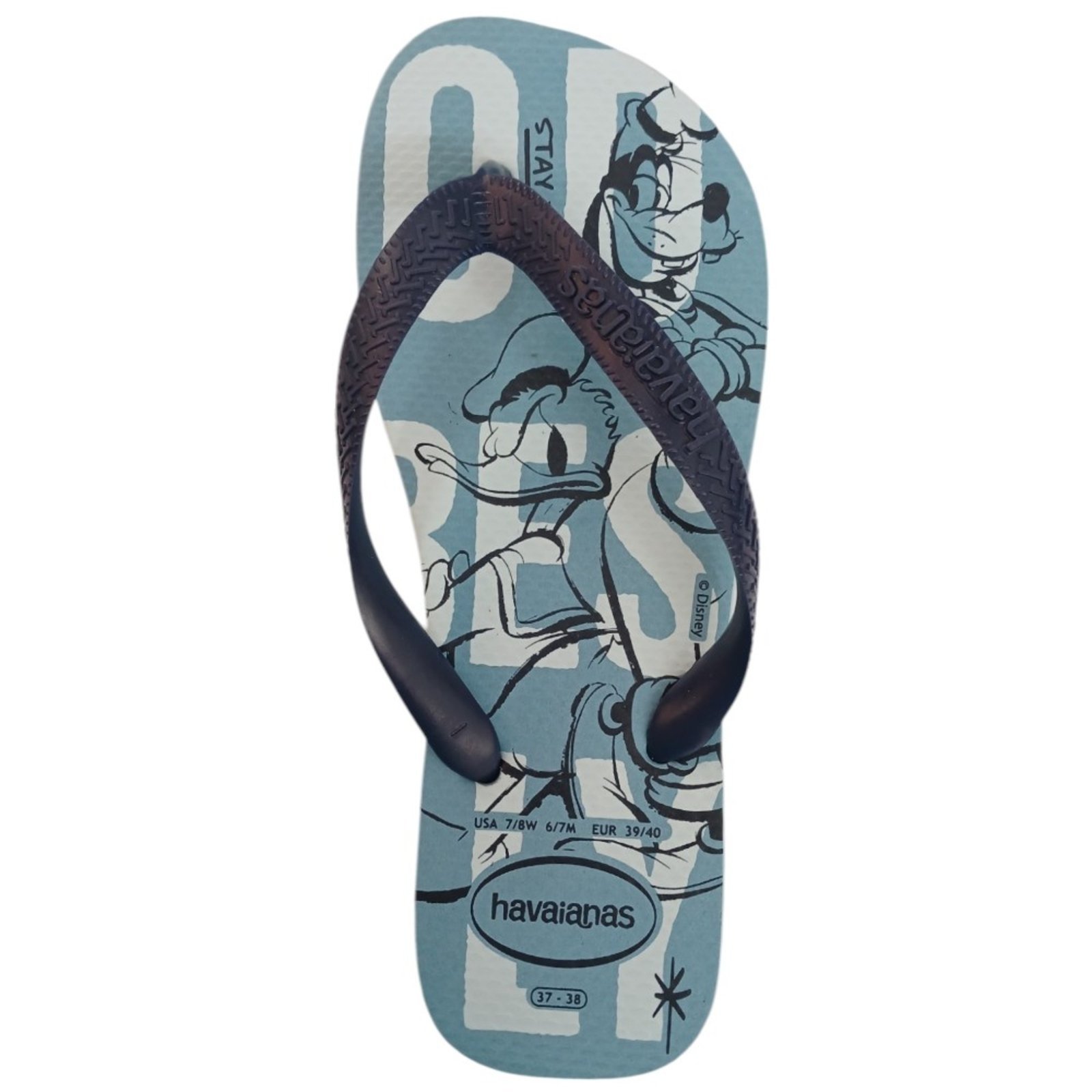Vista 3 Chinelo Havaianas Top Disney azul Havaianas azul