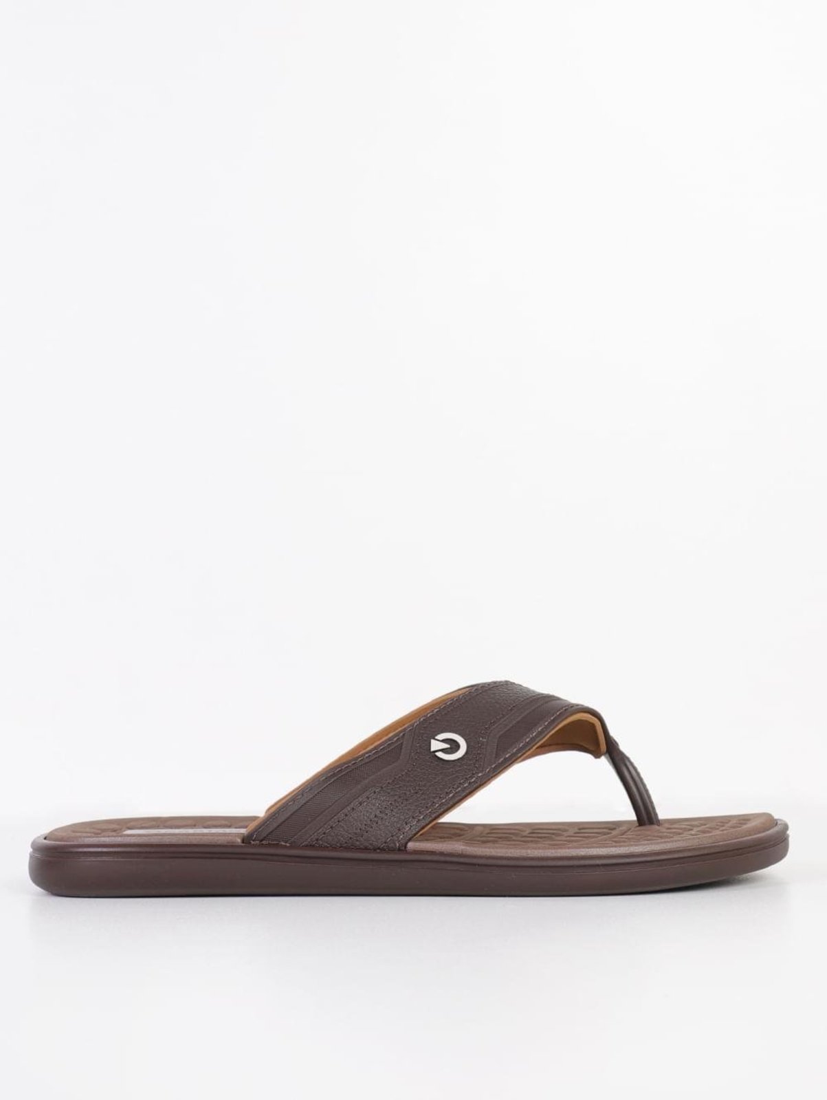 Chinelo Casual Veneto III Cartago Masculino MARROM