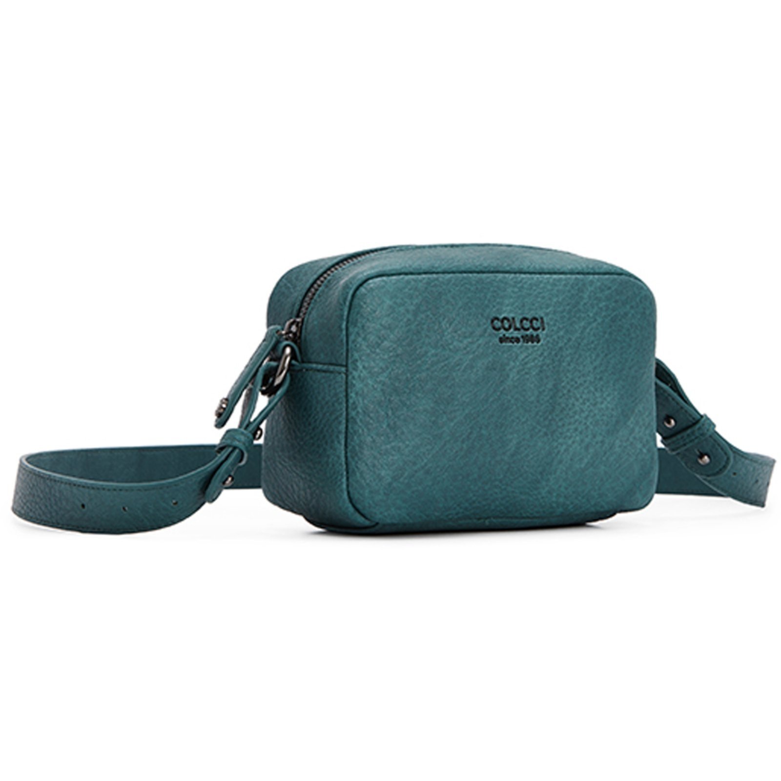 Vista 3 Bolsa Crossbody Colcci Texture VE24 Indigo Feminino azul azul