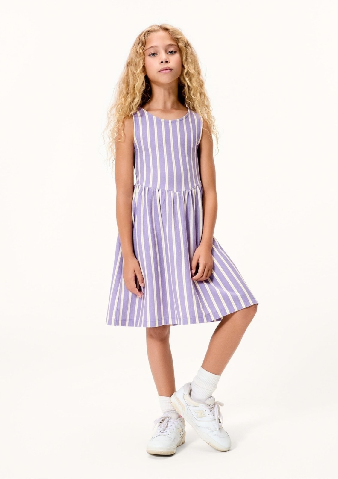 Infantil - Vestido Fio Tinto Evasê Hering