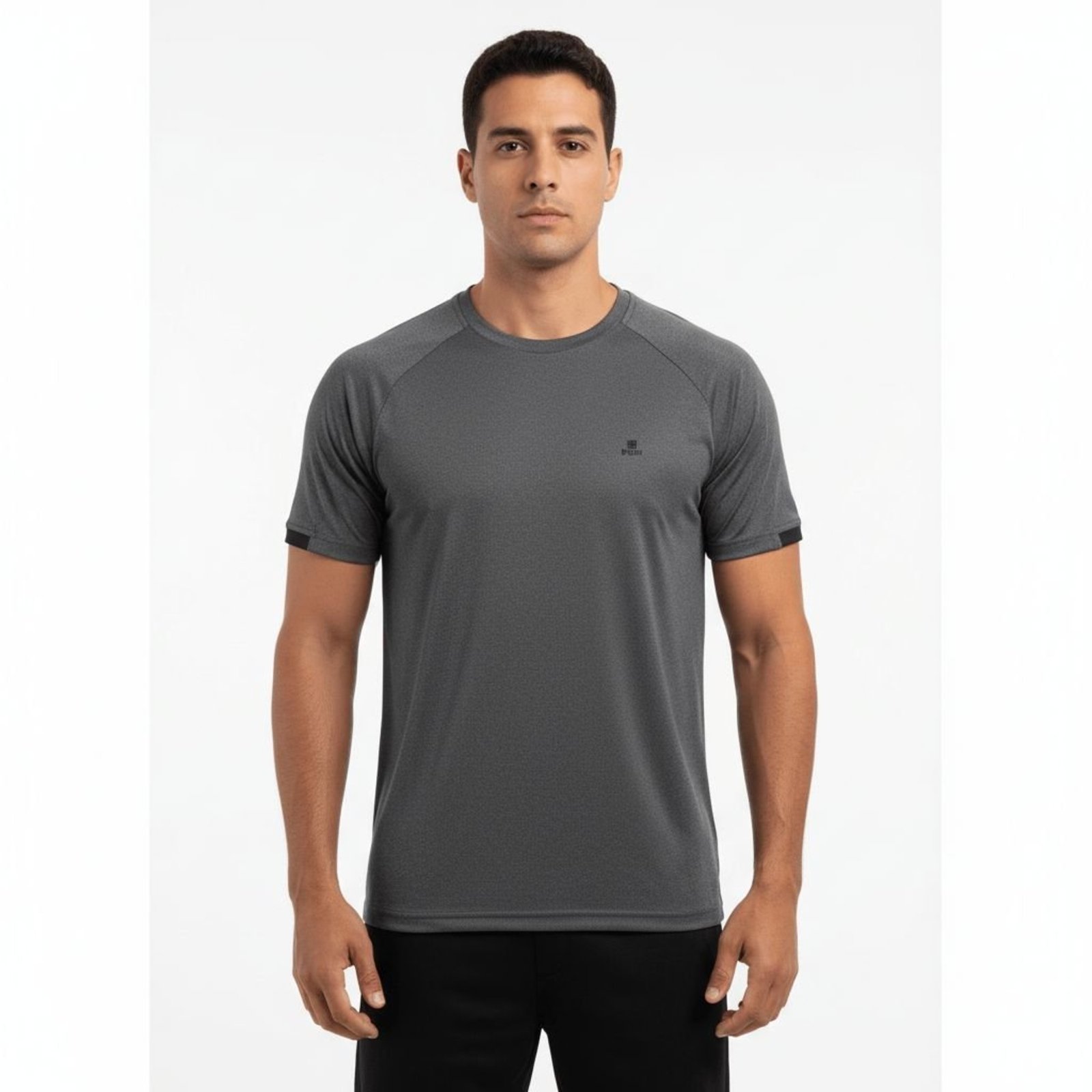 Camiseta Dry Masculina Erva Daninha UV30+ Cinza 18711 - Cinza - ERVA DANINHA