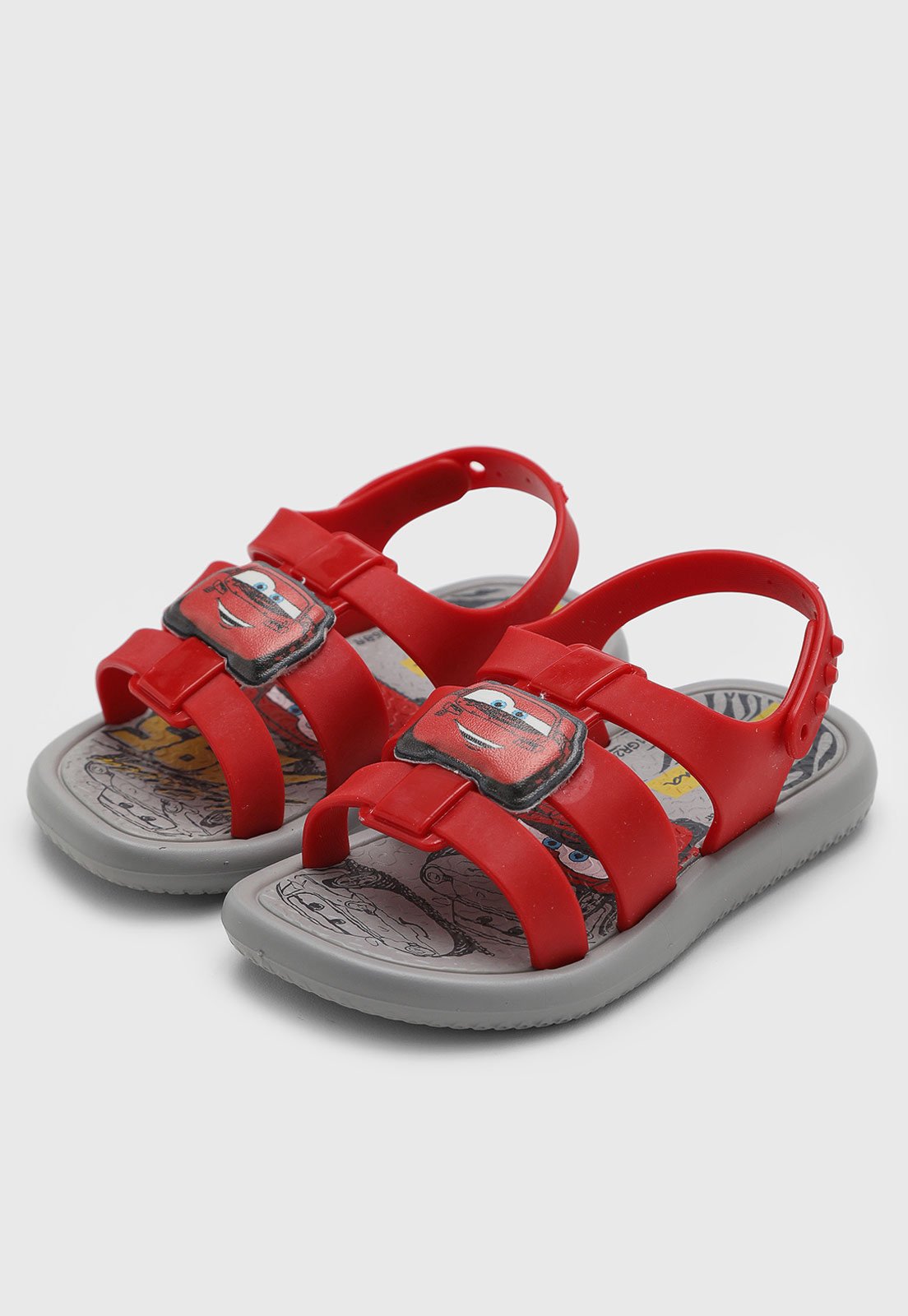 Vista 2 Infantil - Sandália Ipanema Disney Cut Vermelha Ipanema Kids vermelho Ipanema Kids vermelho